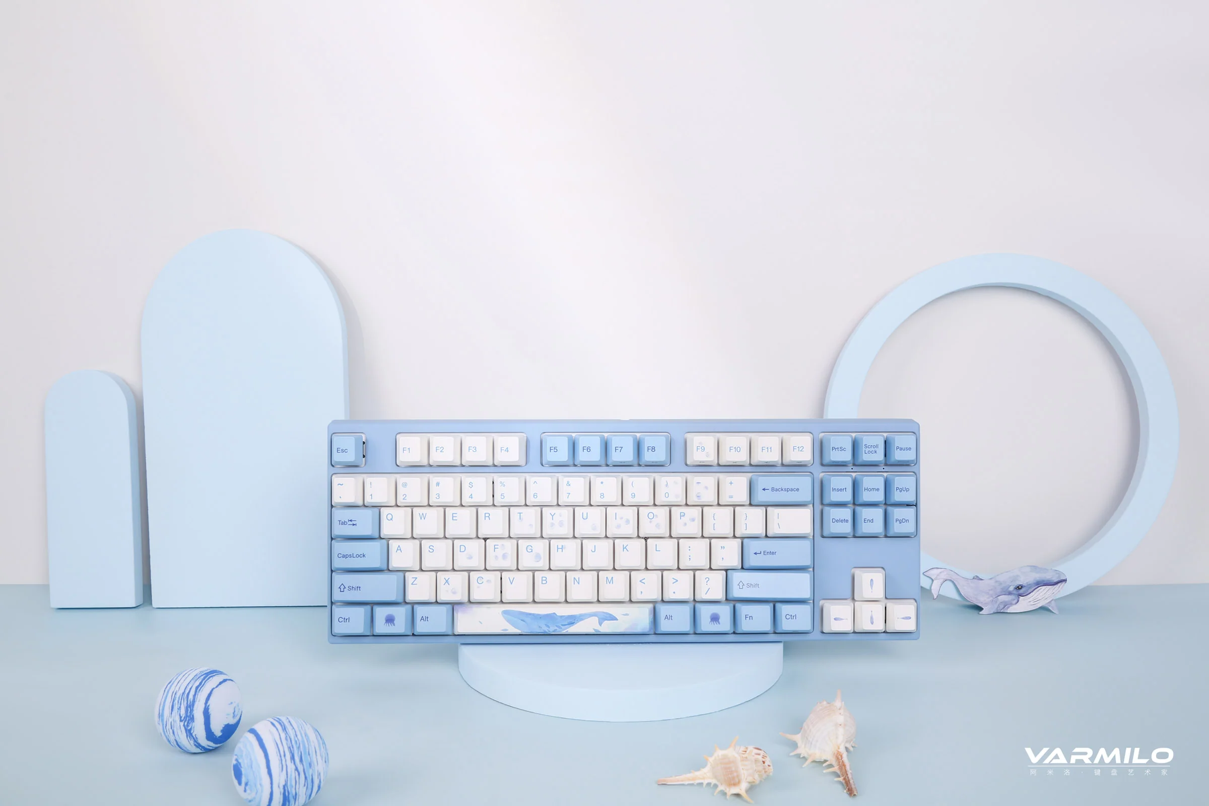 Varmilo VA Series V2 Sea Melody TKL Bluetooth Mechanical Keyboard - Image 5