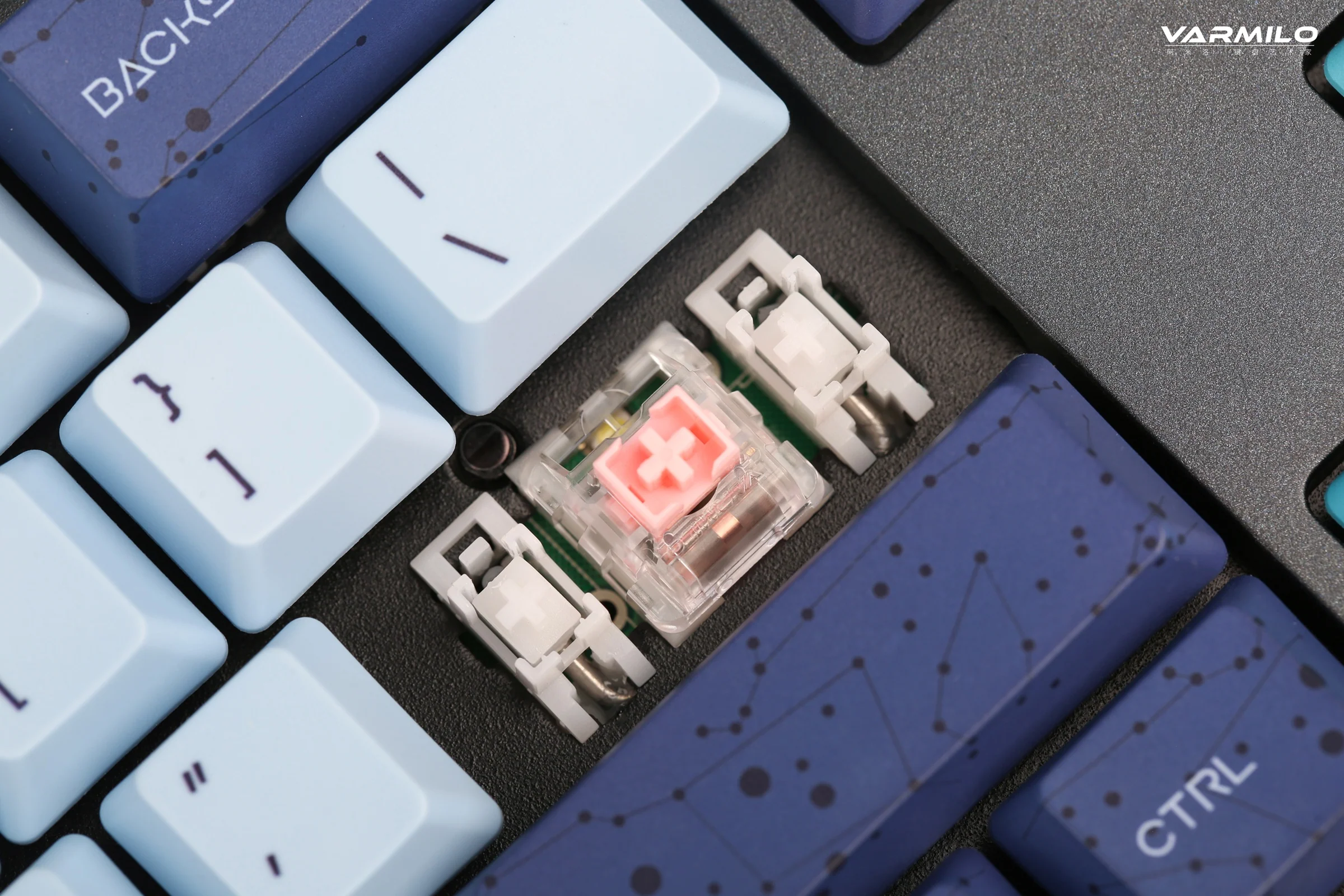 Varmilo MA Series V2 Aurora White LED EC Mechanical Keyboard - Image 10