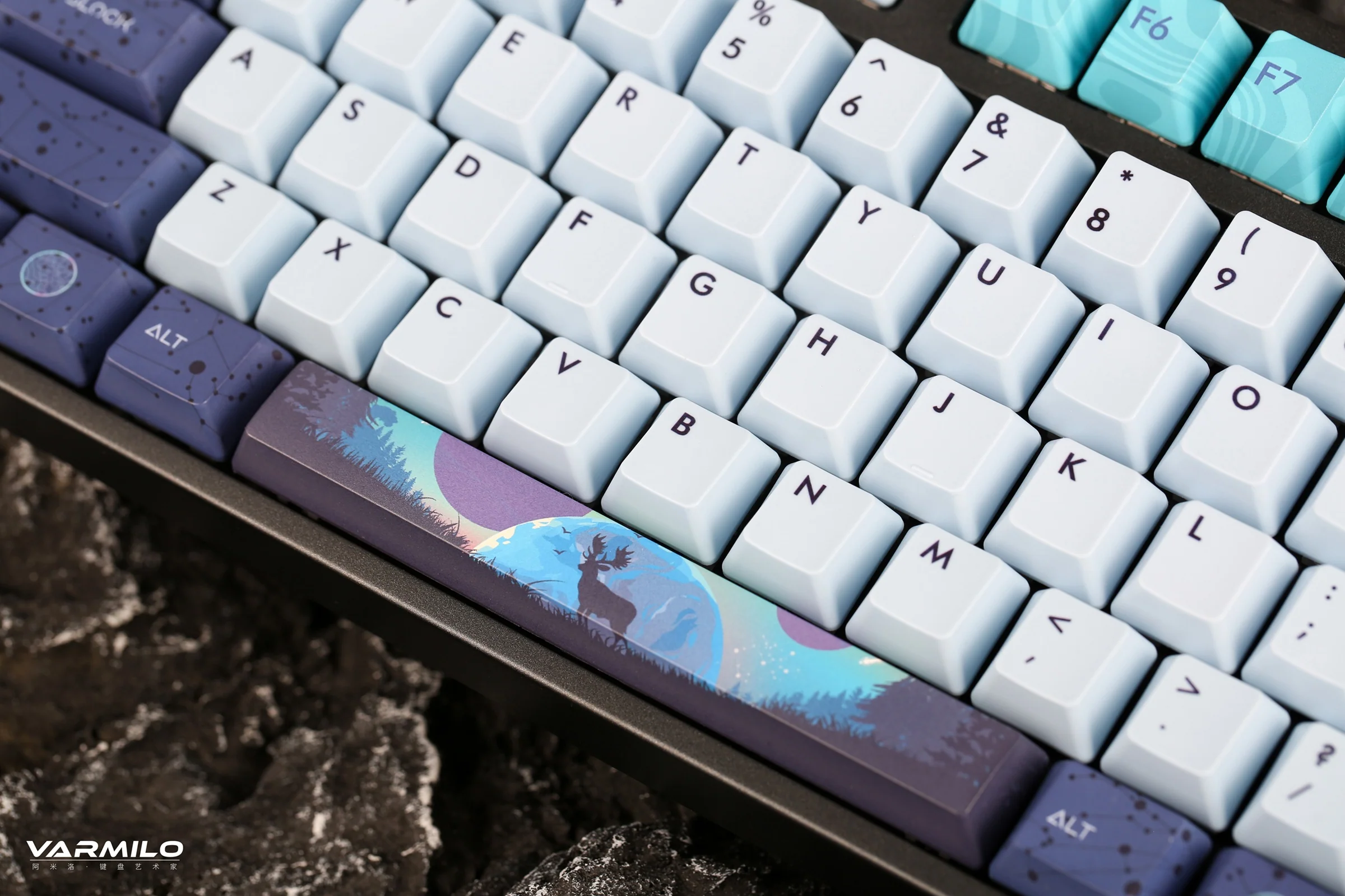Varmilo MA Series V2 Aurora White LED EC Mechanical Keyboard - Image 11