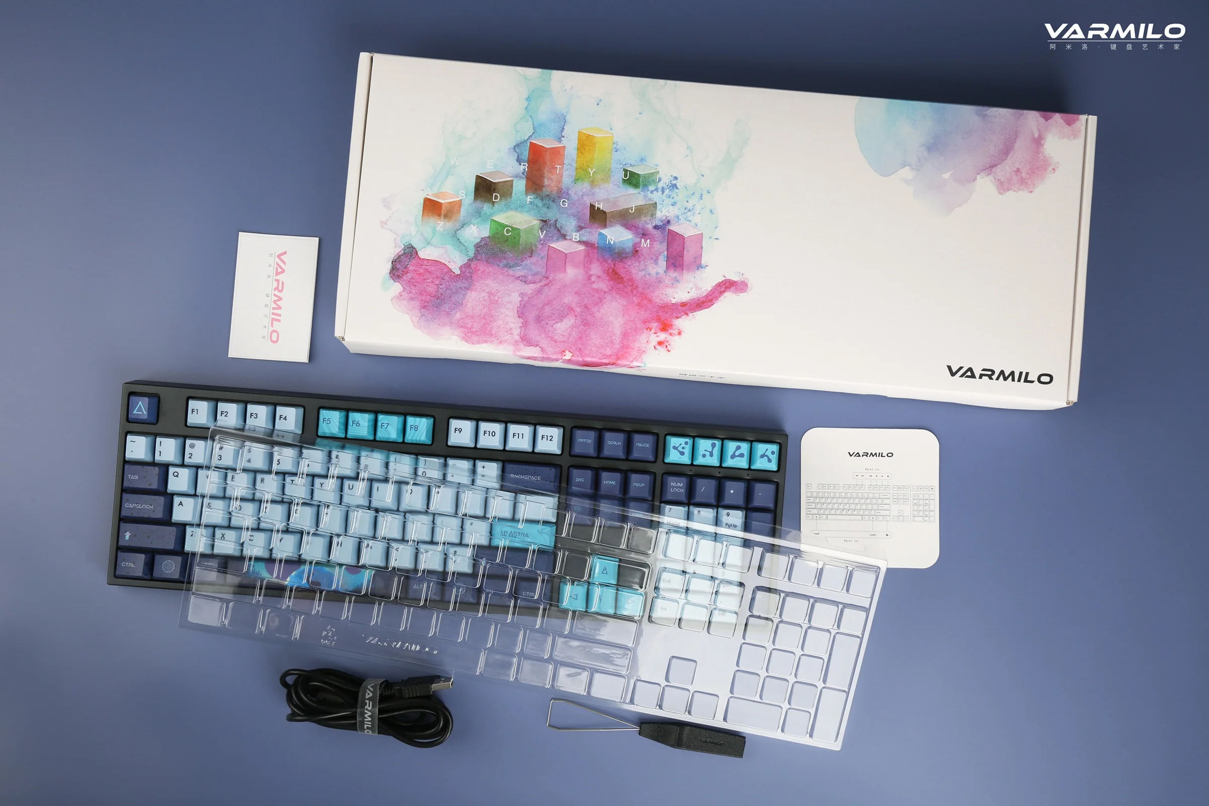 Varmilo MA Series V2 Aurora White LED EC Mechanical Keyboard - Image 14