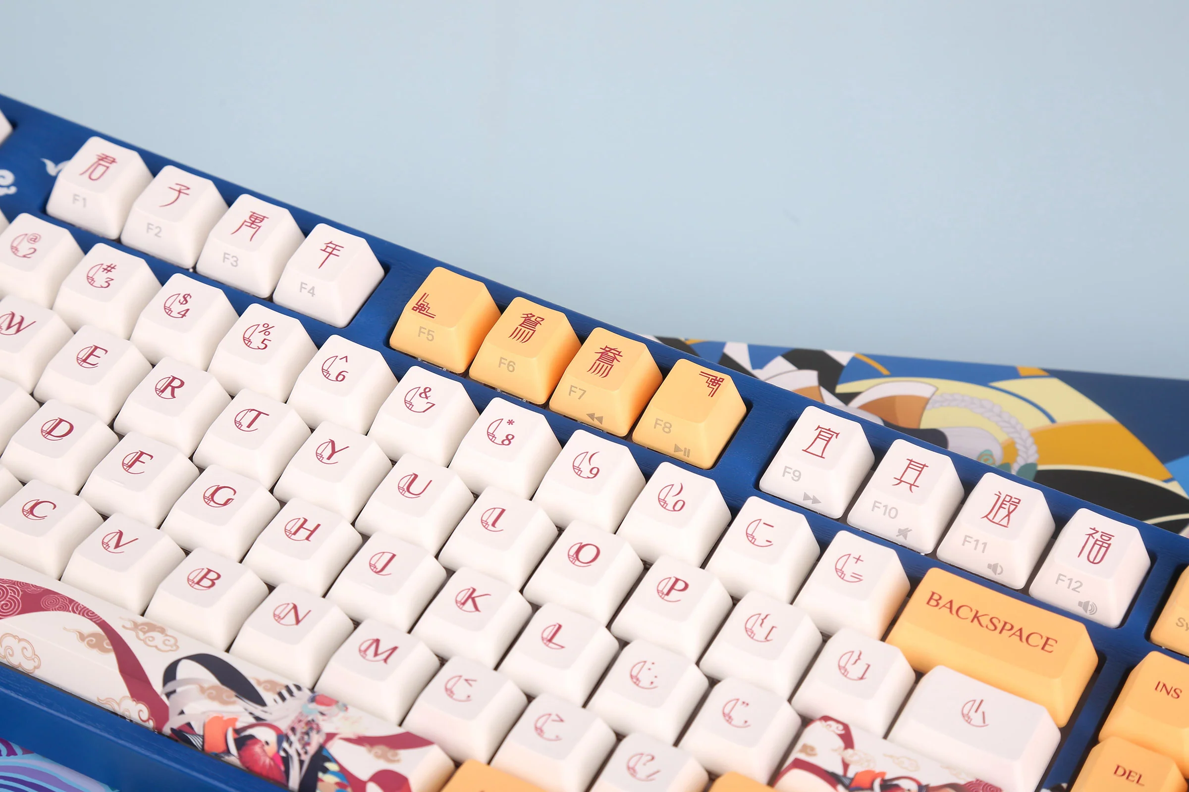 Varmilo MA Series V2 Love Birds Yuan (You) White LED EC Mechanical Keyboard - Image 6