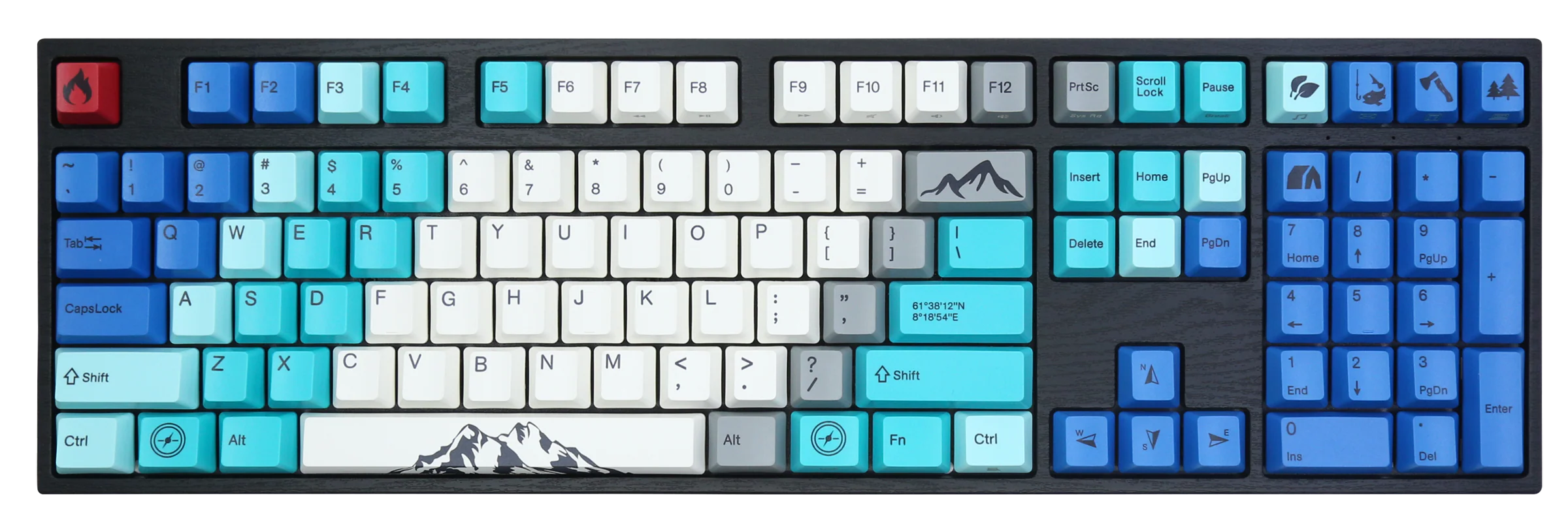Varmilo MA Series V2 Summit R1 White LED Mechanical Keyboard