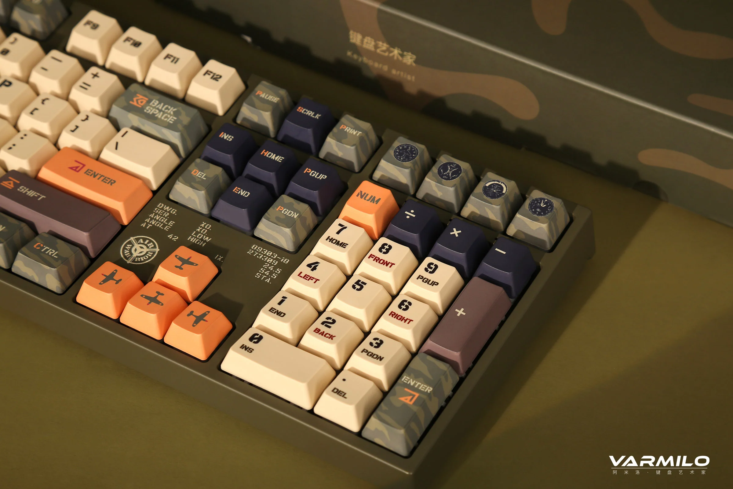 Varmilo MA Series V2 Warrior Soar White LED Dye Sub PBT EC Mechanical Keyboard - Image 3