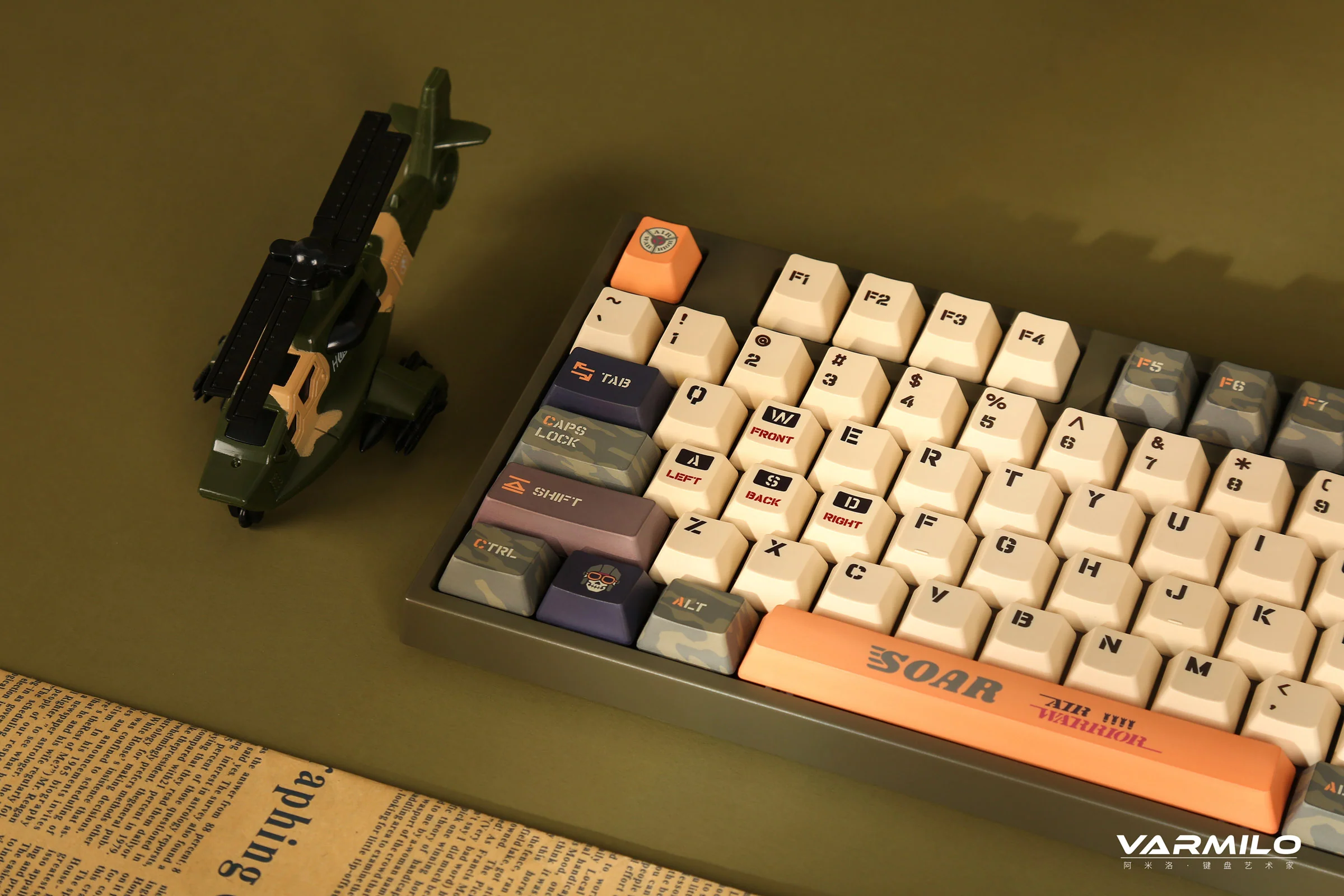 Varmilo MA Series V2 Warrior Soar White LED Dye Sub PBT EC Mechanical Keyboard - Image 4