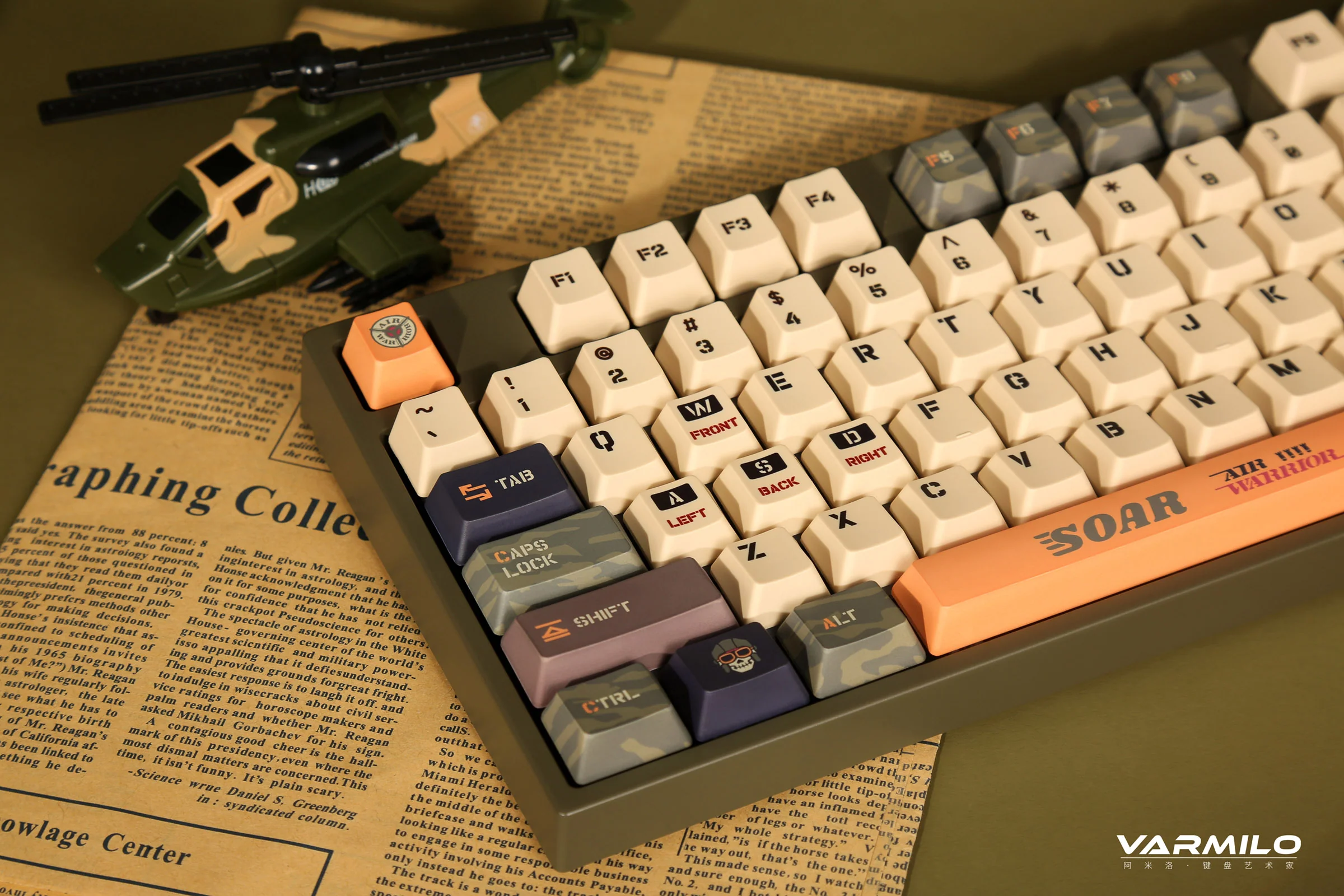 Varmilo MA Series V2 Warrior Soar White LED Dye Sub PBT EC Mechanical Keyboard - Image 8