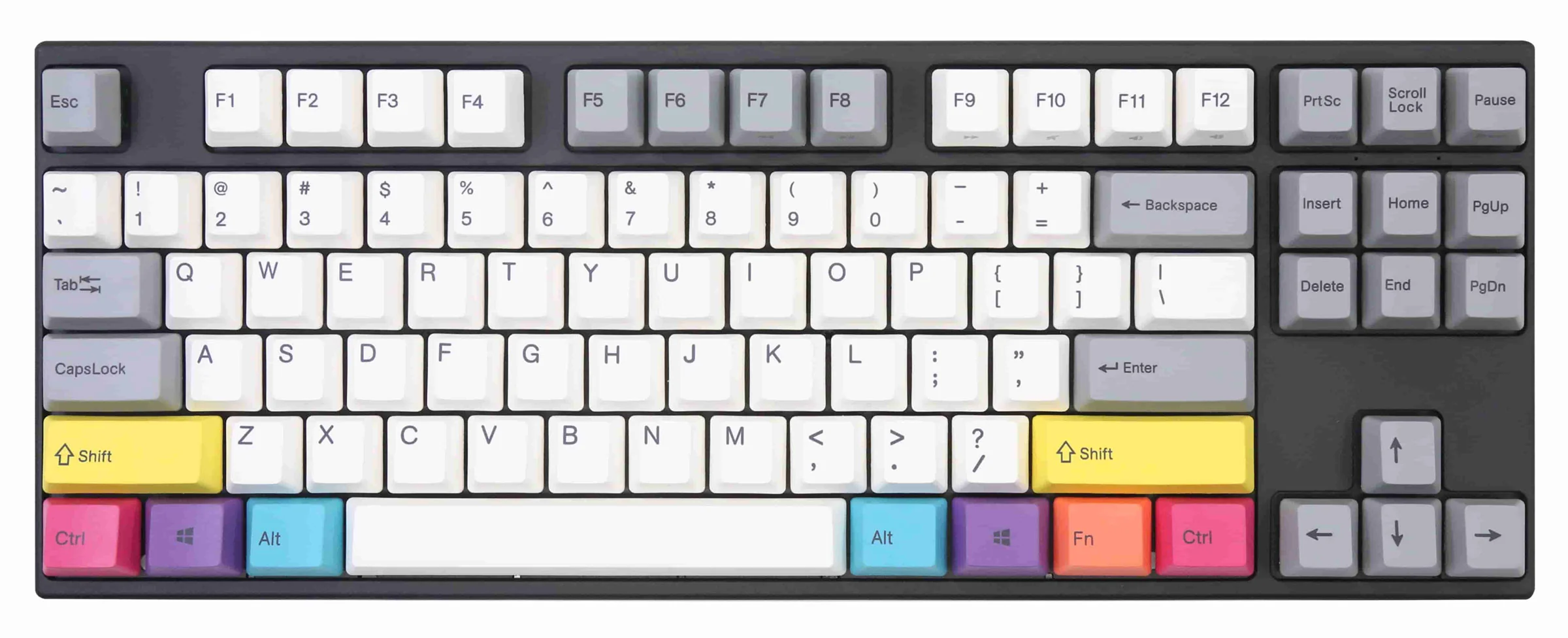 Varmilo MA Series V2 CMYK White LED TKL EC Mechanical Keyboard