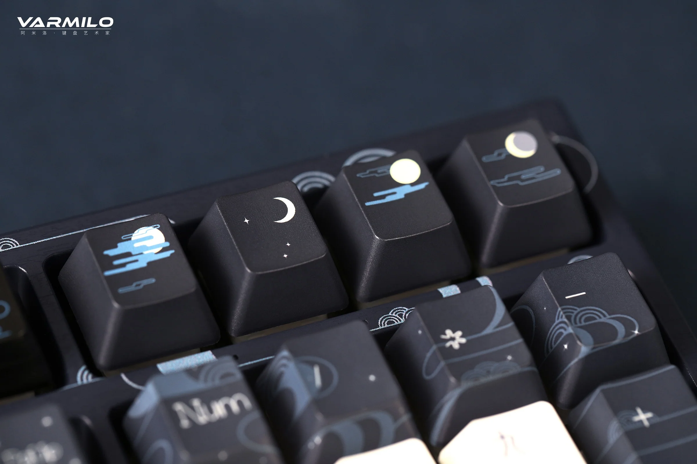 Varmilo VPE108 Chang'e Full Size Hotswap Triple Mode White LED Dye Sub Mechanical Keyboard - Image 10