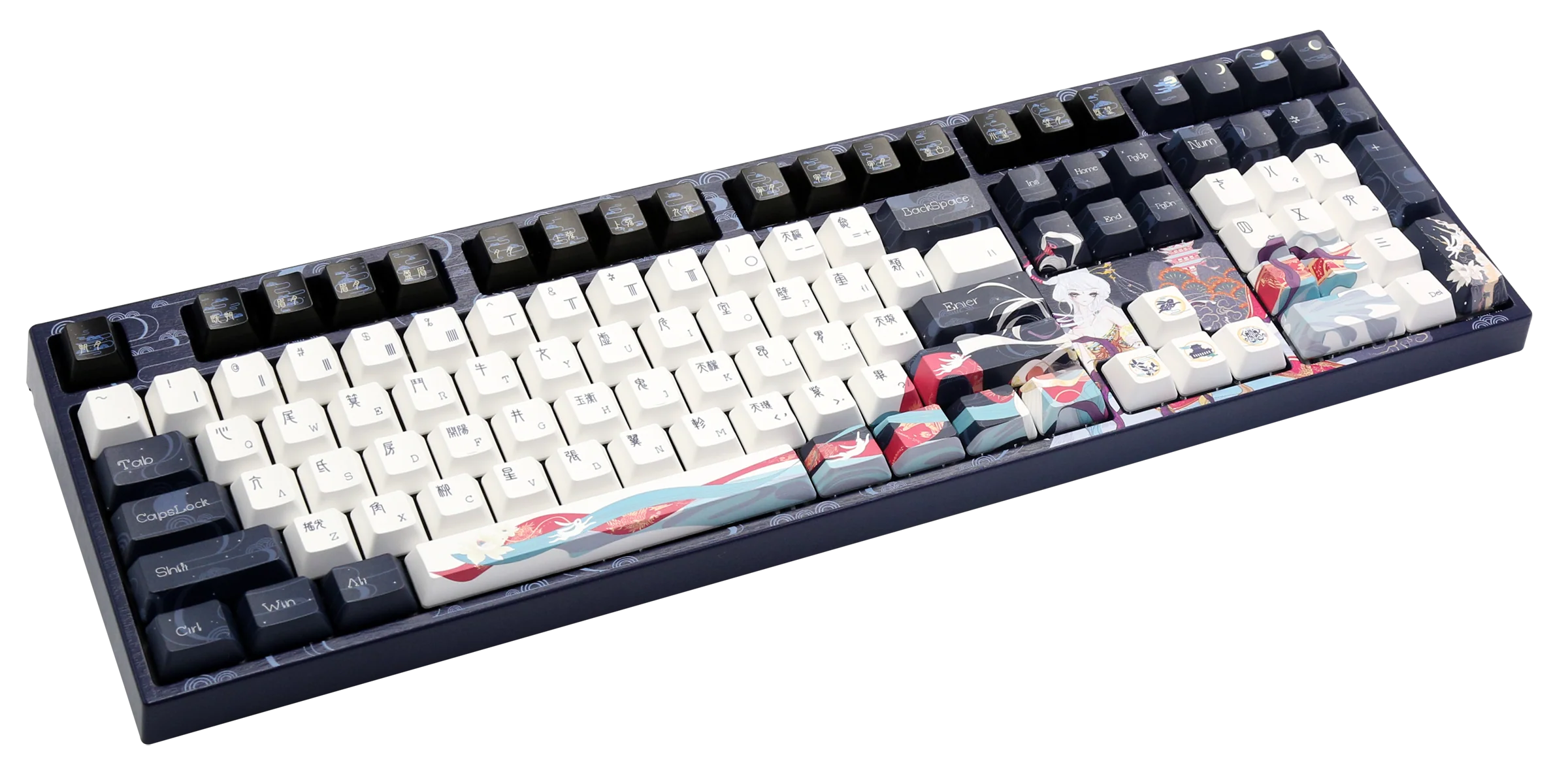 Varmilo VPE108 Chang'e Full Size Hotswap Triple Mode White LED Dye Sub Mechanical Keyboard - Image 2