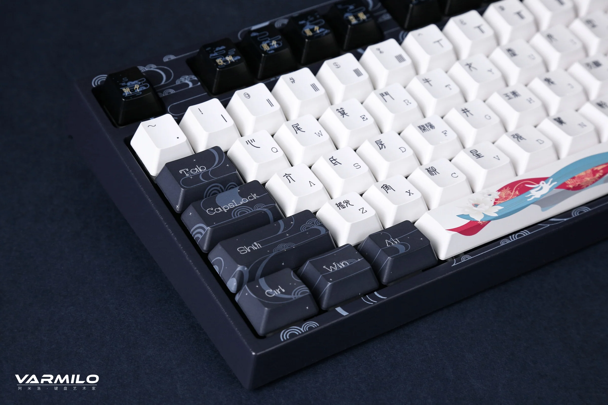 Varmilo VPE108 Chang'e Full Size Hotswap Triple Mode White LED Dye Sub Mechanical Keyboard - Image 3