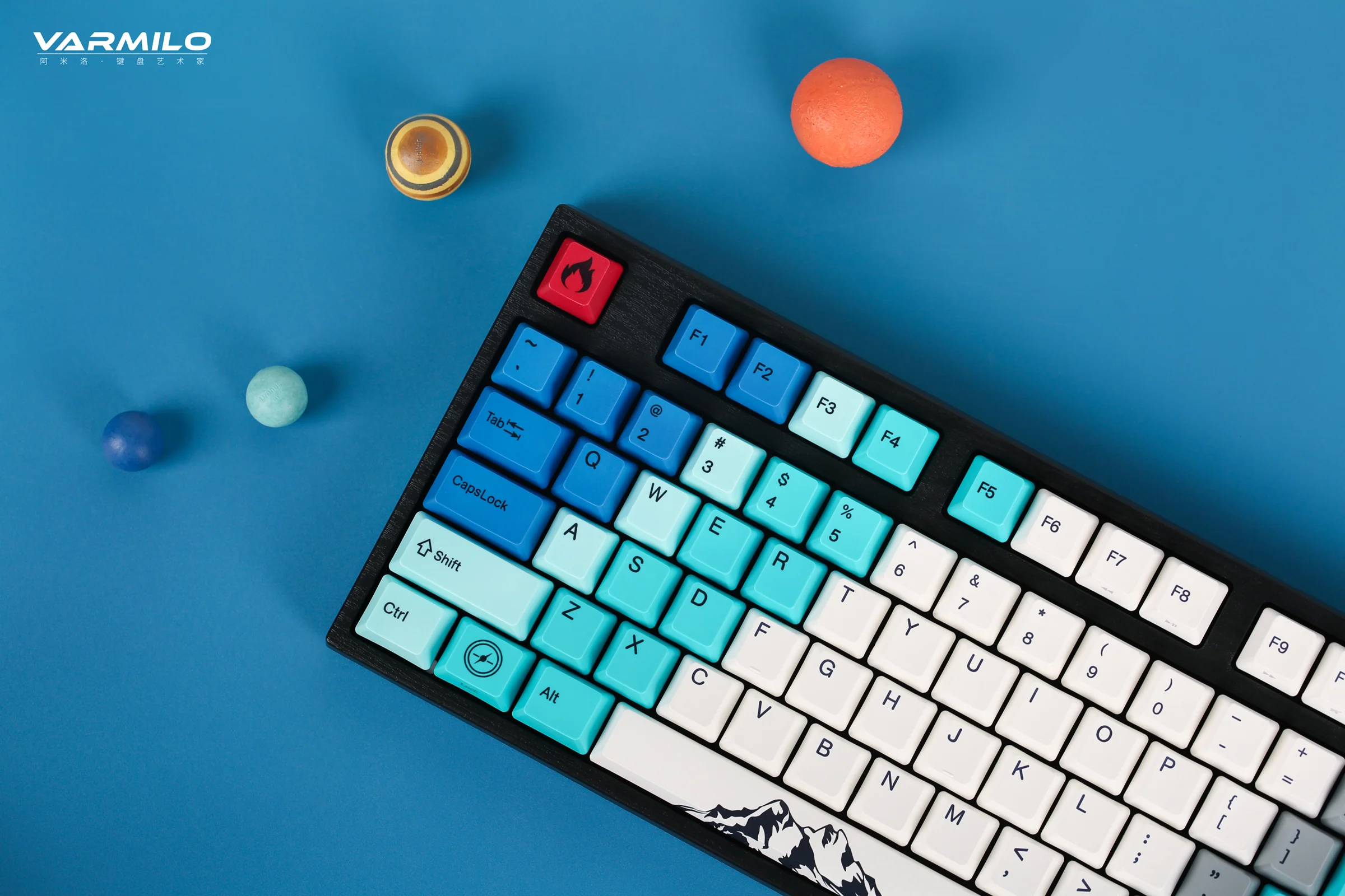 Varmilo VPE108 Summit R1 Hotswap Triple Mode White LED Mechanical Keyboard - Image 4