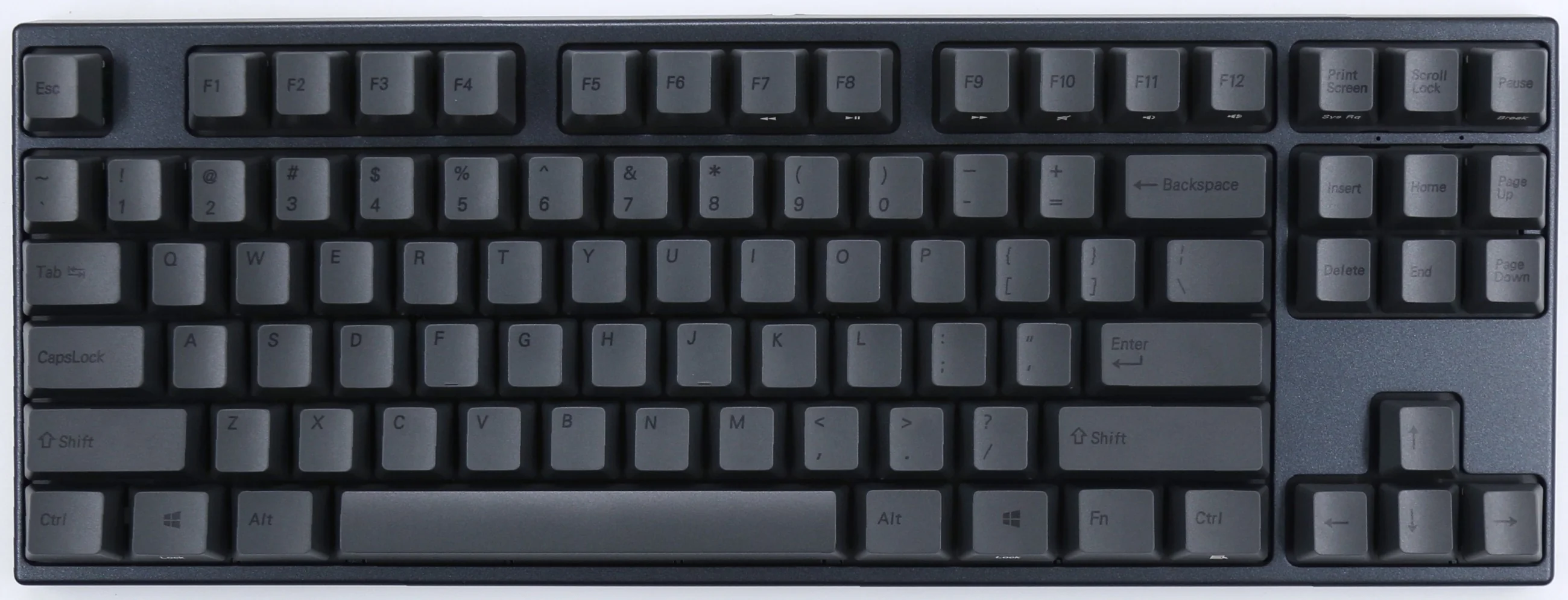 Varmilo VPE87 Charcoal TKL Hotswap Triple Mode White LED Mechanical Keyboard