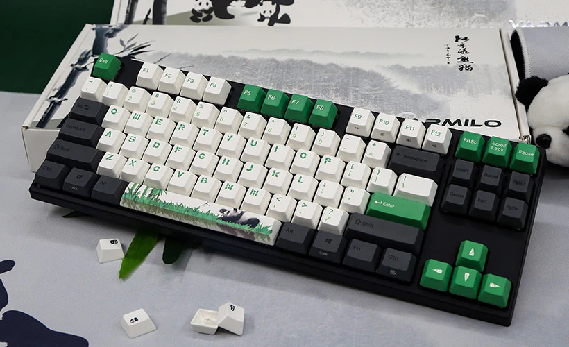 Varmilo VPE87 Panda R2 TKL Hotswap Triple Mode White LED Mechanical Keyboard - Image 6