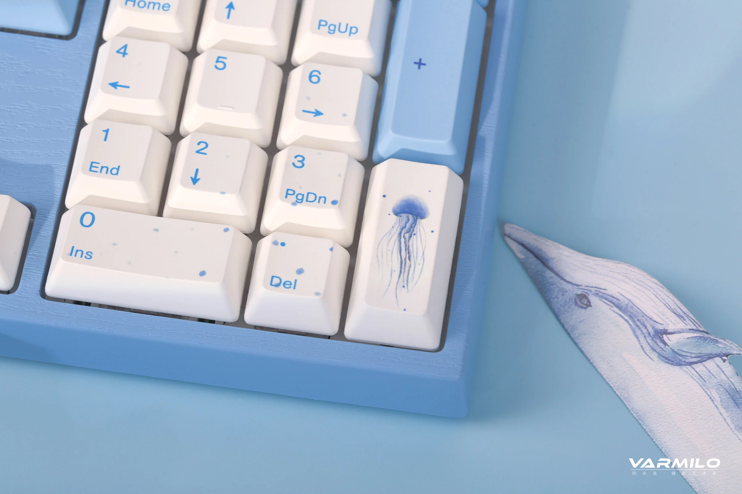 Varmilo VPH108 Sea Melody White LED Mechanical Keyboard - Image 5