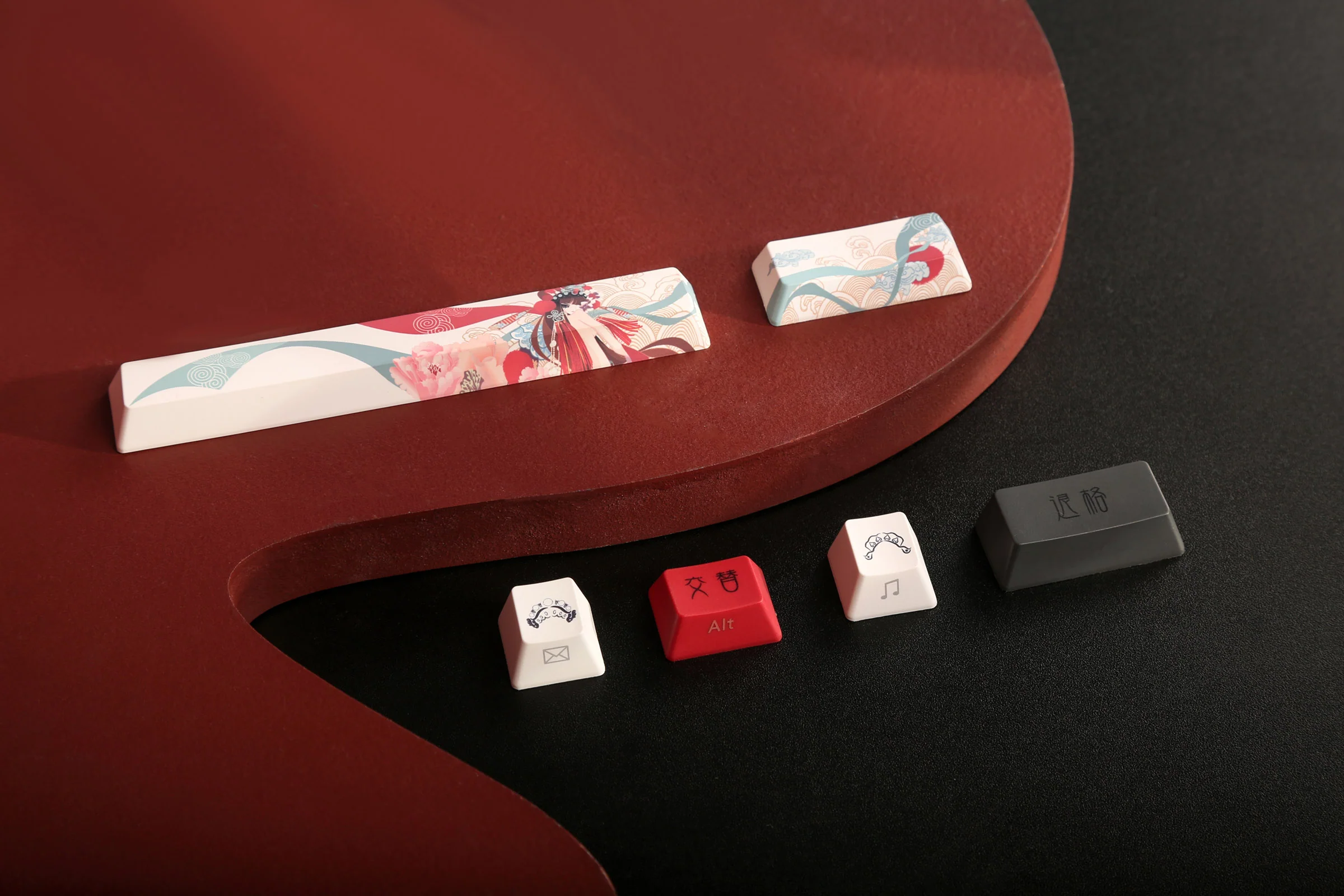 Varmilo VPM108 Beijing Opera White LED EC Mechanical Keyboard - Image 5