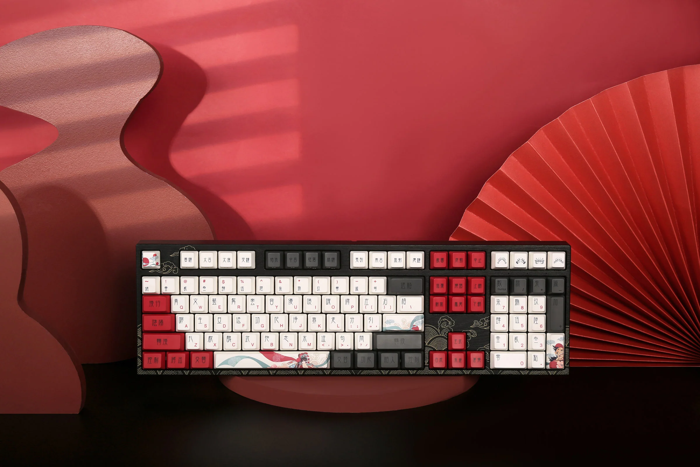 Varmilo VPM108 Beijing Opera White LED EC Mechanical Keyboard - Image 6