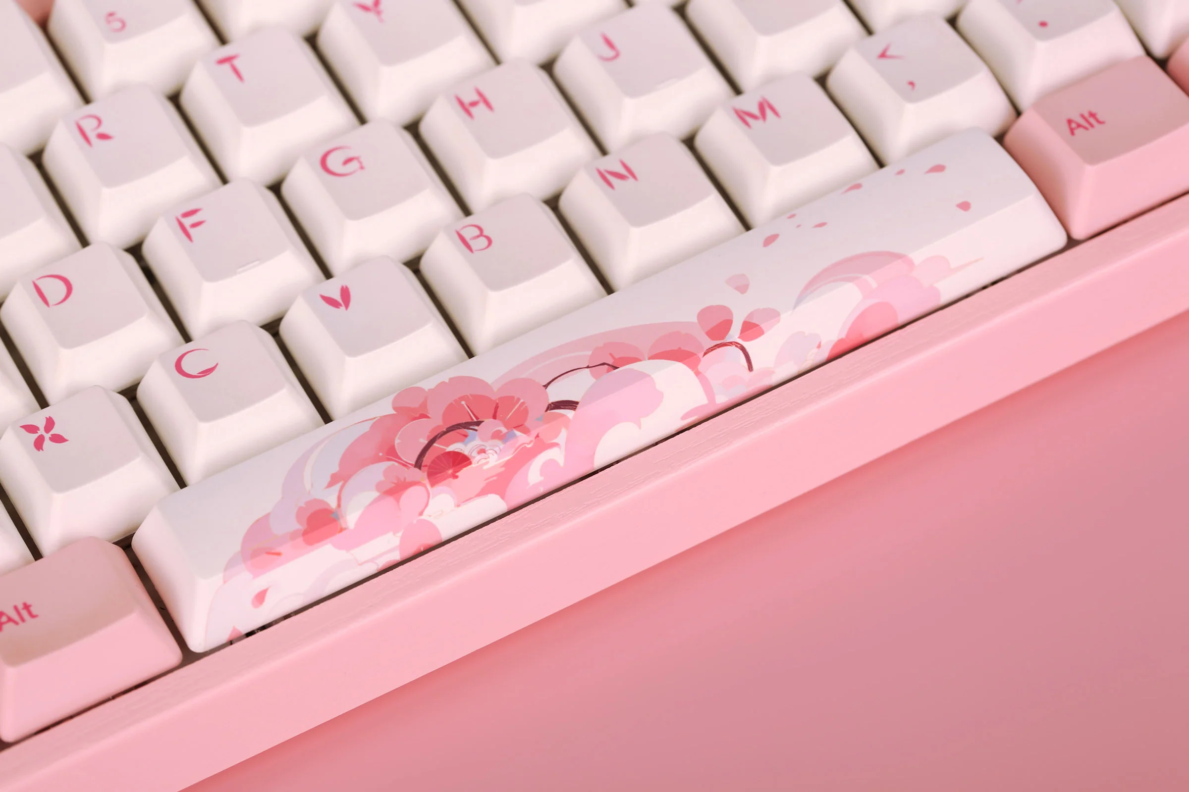 Varmilo VPM108 Sakura R2 White LED EC Mechanical Keyboard - Image 8
