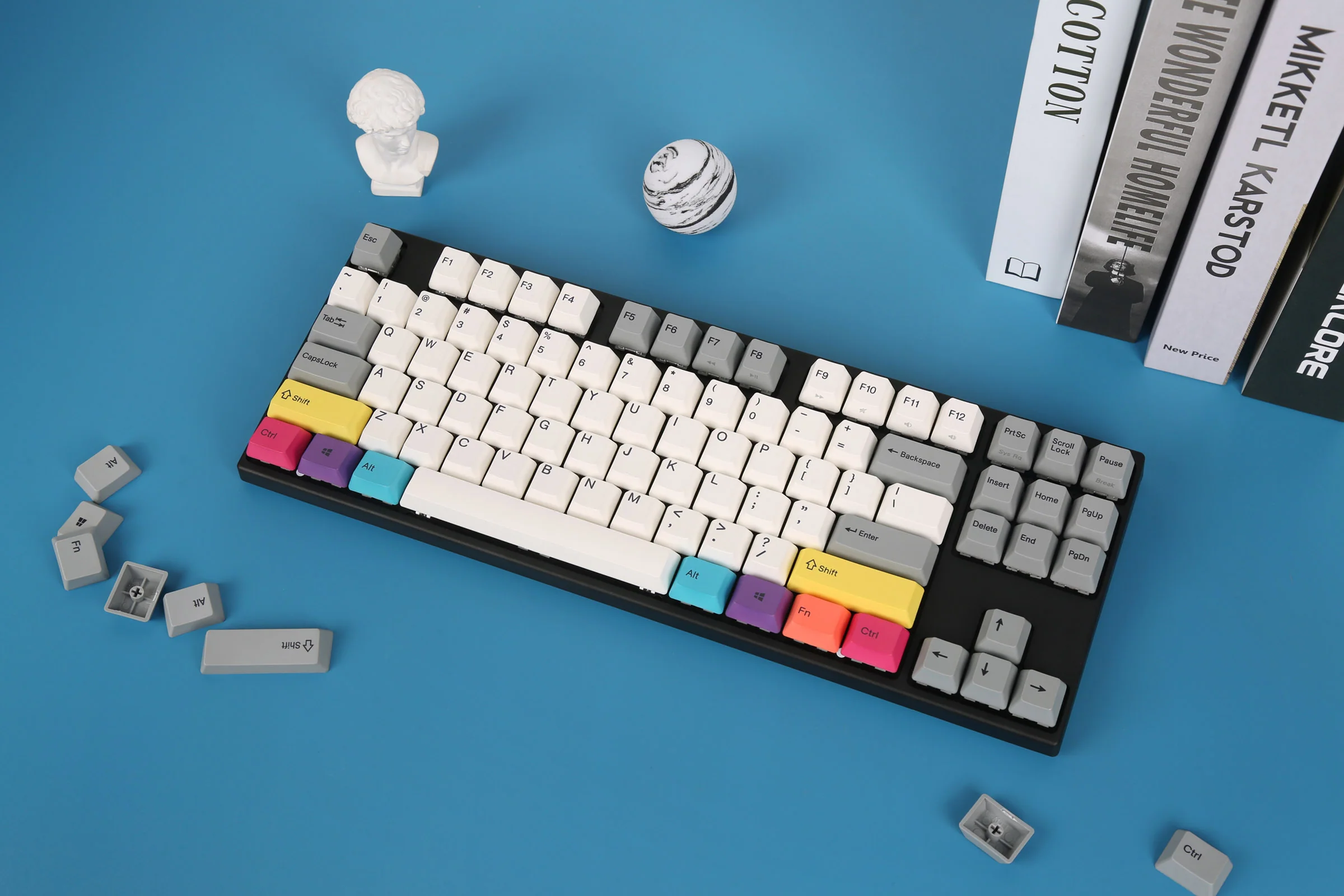 Varmilo VPM87 CMYK TKL White LED EC Keyboard - Image 2