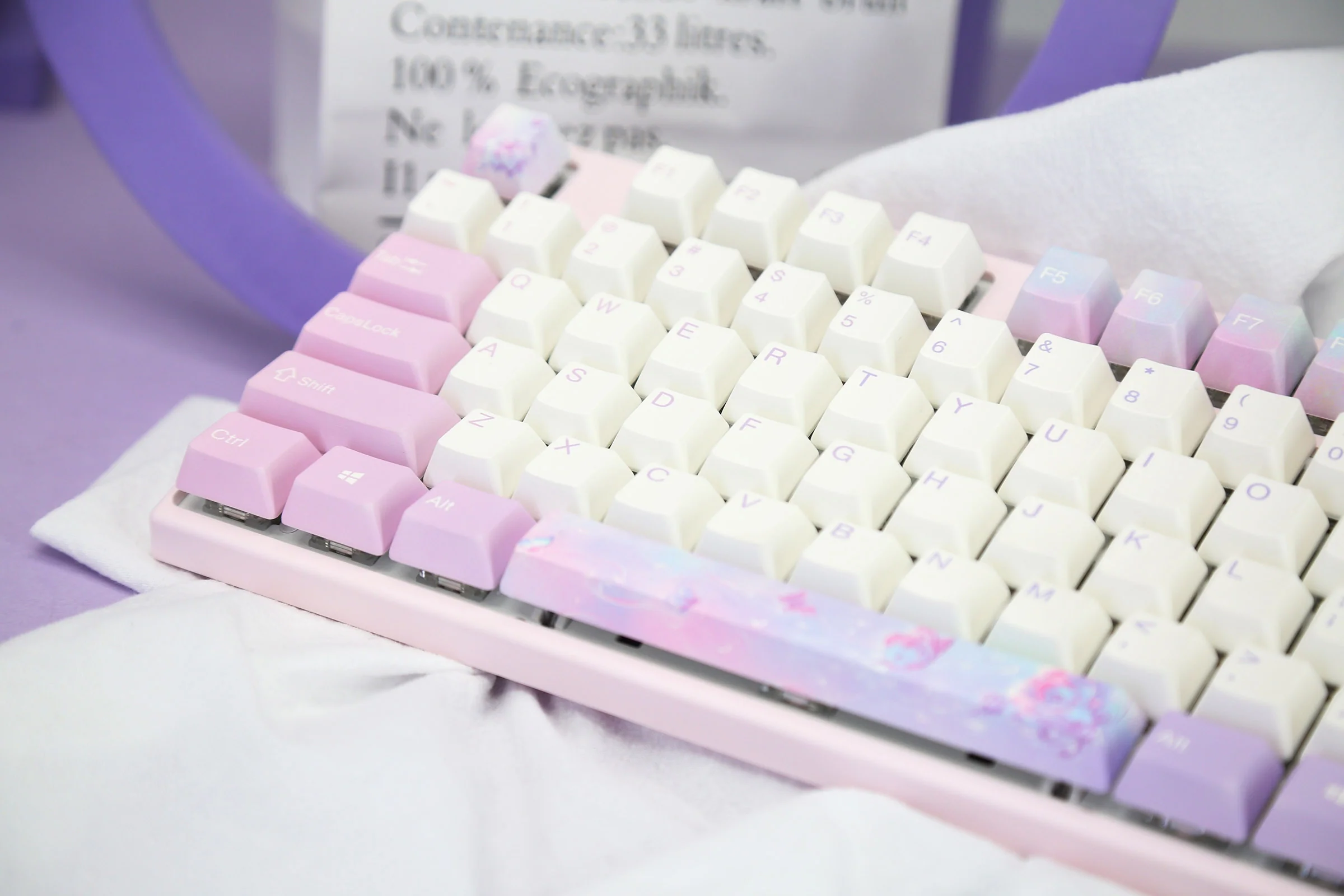 Varmilo VPM87 Dreams on Board White LED EC Keyboard - Image 3