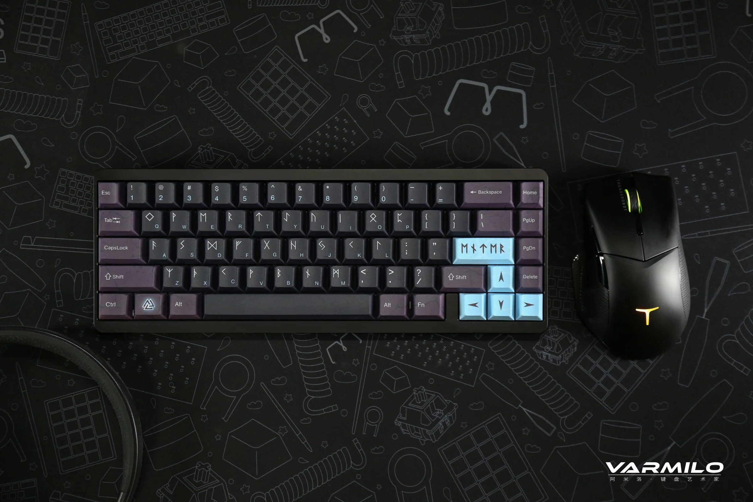 Varmilo Muse65 HE Asgard 8K Aluminum 65% RGB Keyboard - Image 13