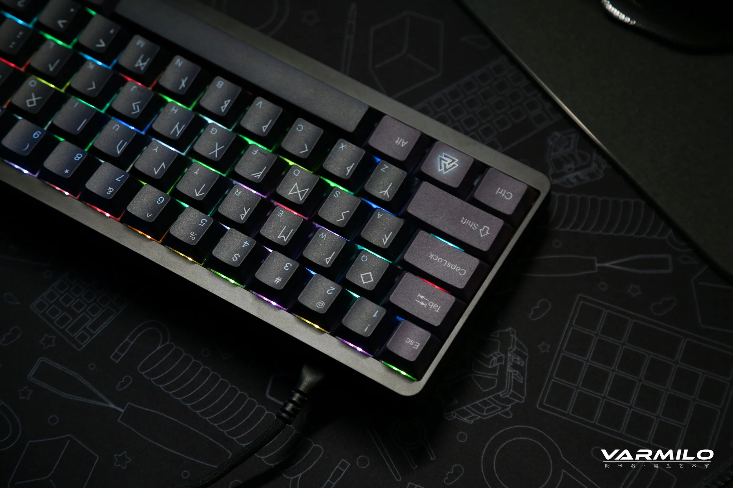 Varmilo Muse65 HE Asgard 8K Aluminum 65% RGB Keyboard - Image 15