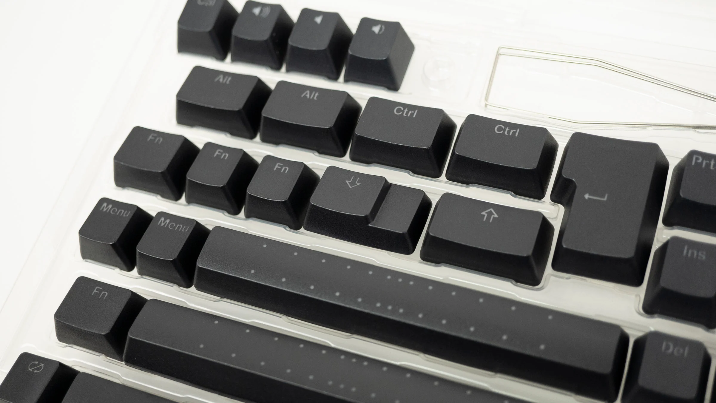 Vortex Black Backlit 126 Key OEM Profile Double Shot PBT Keycap Set - Image 4