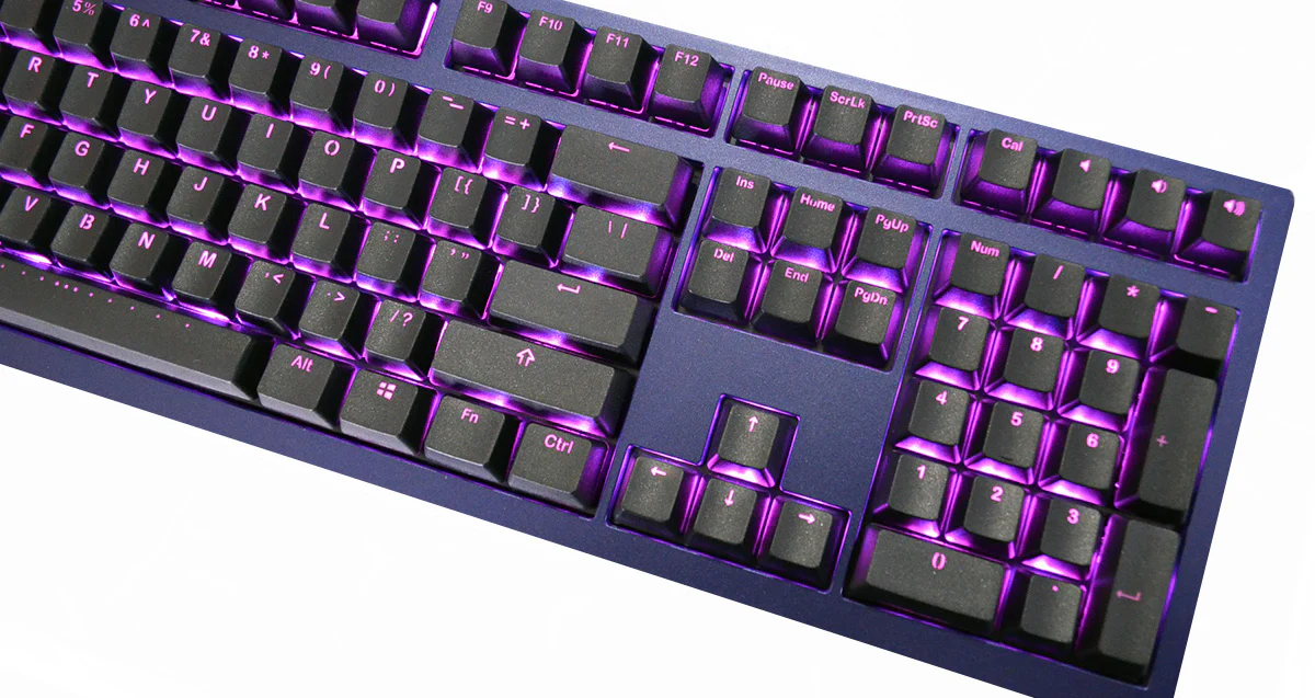 Vortex Black Backlit 126 Key OEM Profile Double Shot PBT Keycap Set - Image 8