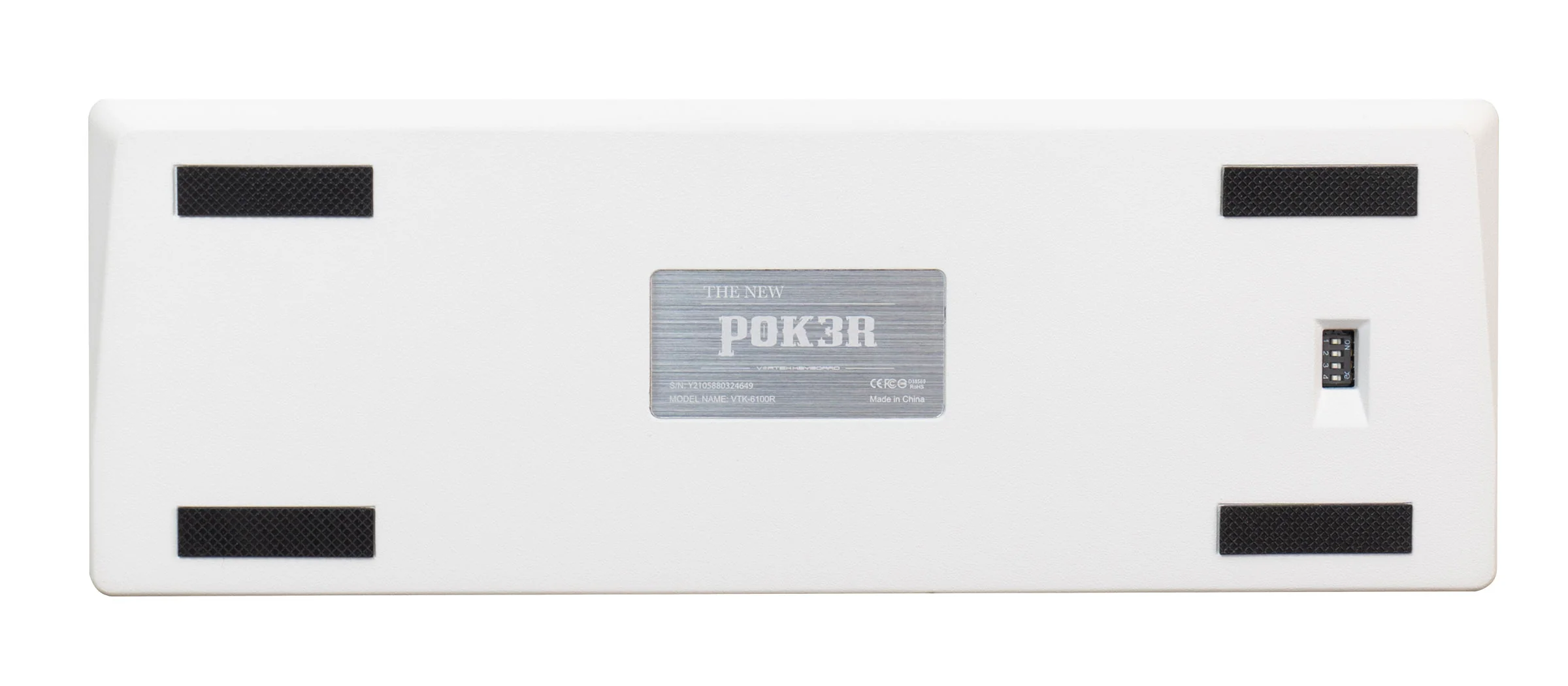 Vortex New POK3R White Aluminum 60% RGB Double Shot PBT Mechanical Keyboard - Image 2