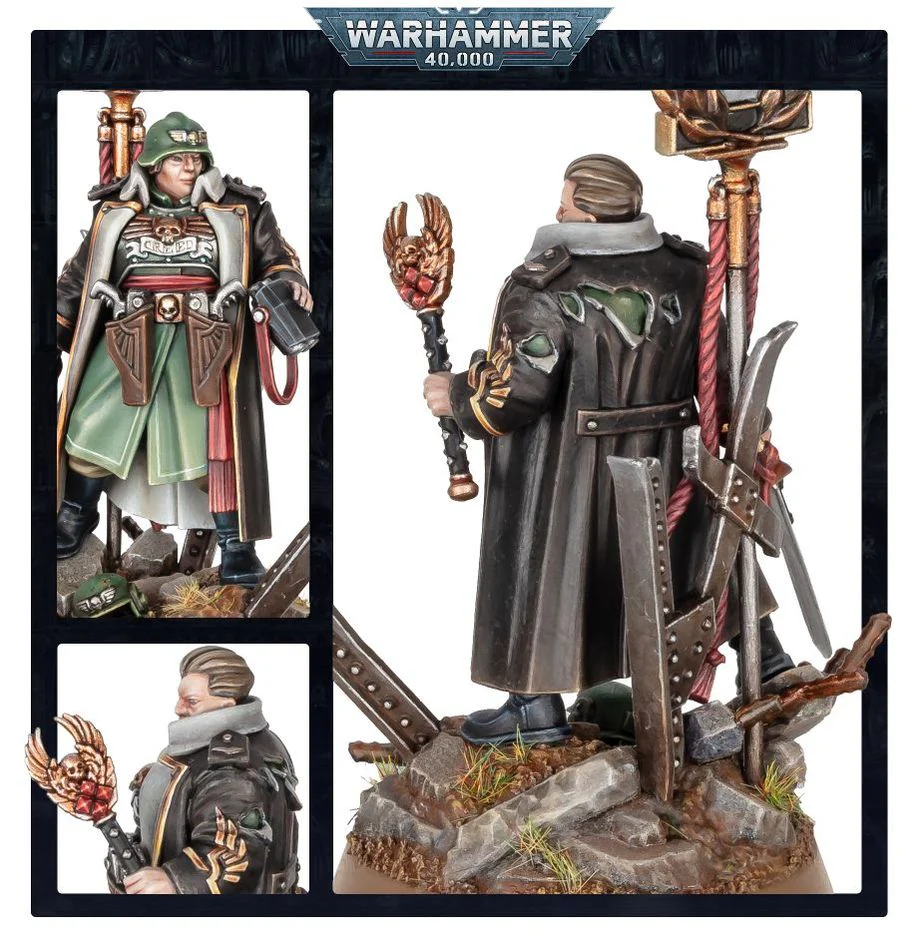 Warhammer 40000 Astra Militarum Cadian Castellan - Image 2