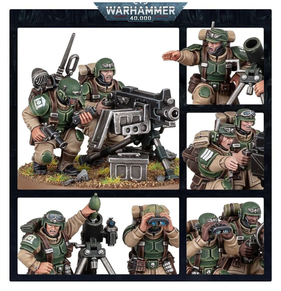 Warhammer 40000 Astra Militarum Heavy Weapons Squad - Image 2