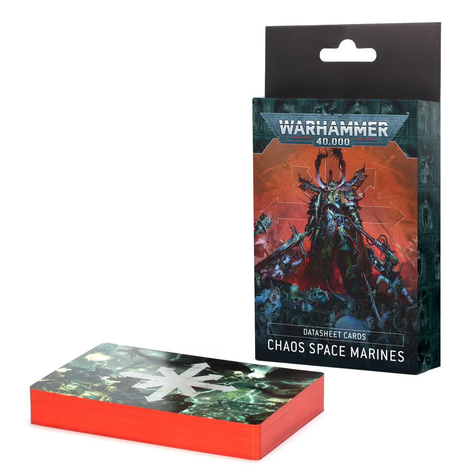 Warhammer 40,000: Chaos Space Marines Datasheet Cards
