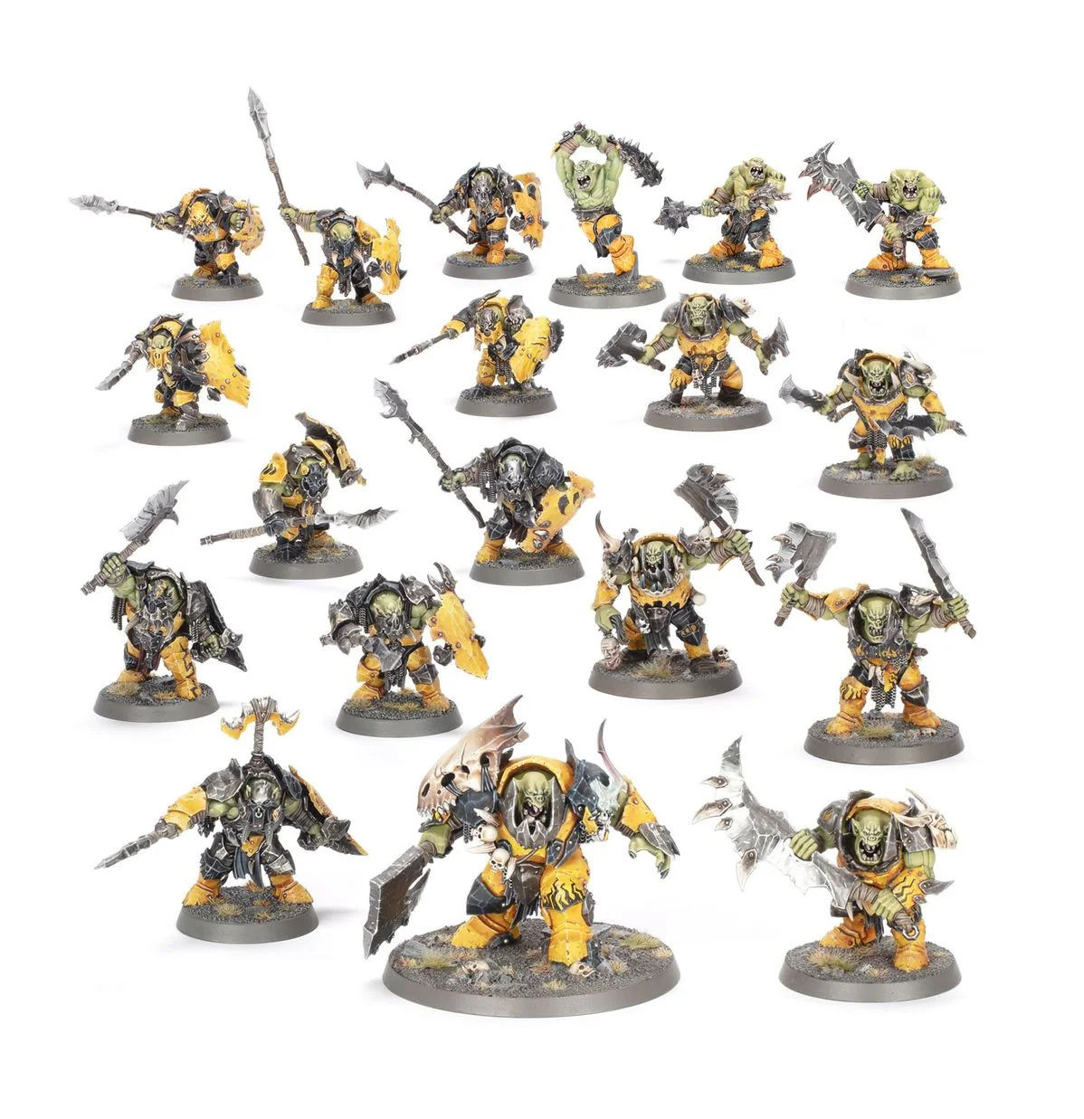 Warhammer Age of Sigmar Spearhead Orruk Warclans Ironjawz Bigmob - Image 3