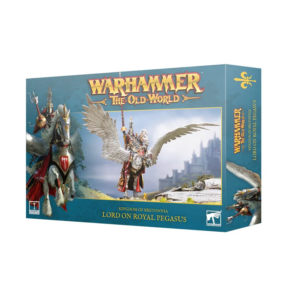 Warhammer The Old World Kingdom of Bretonnia Lord on Royal Pegasus - Image 2