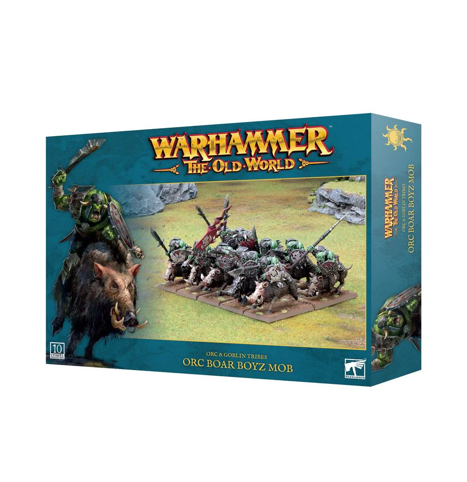 Warhammer The Old World Orc Goblin Tribes Orc Boar Boyz Mob - Image 2