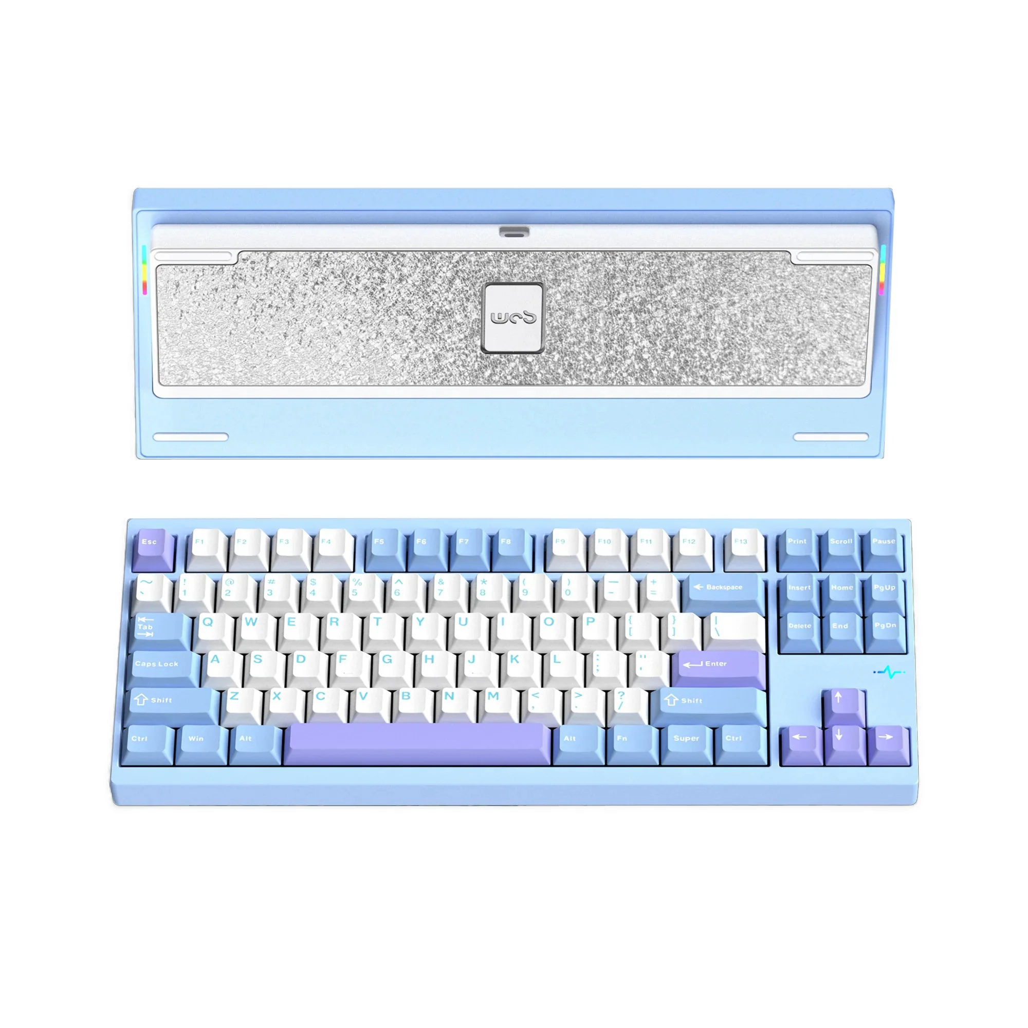 WOBKEY Crush 80 Reboot Pro Aluminum Hotswap Wireless RGB Keyboard - Image 12