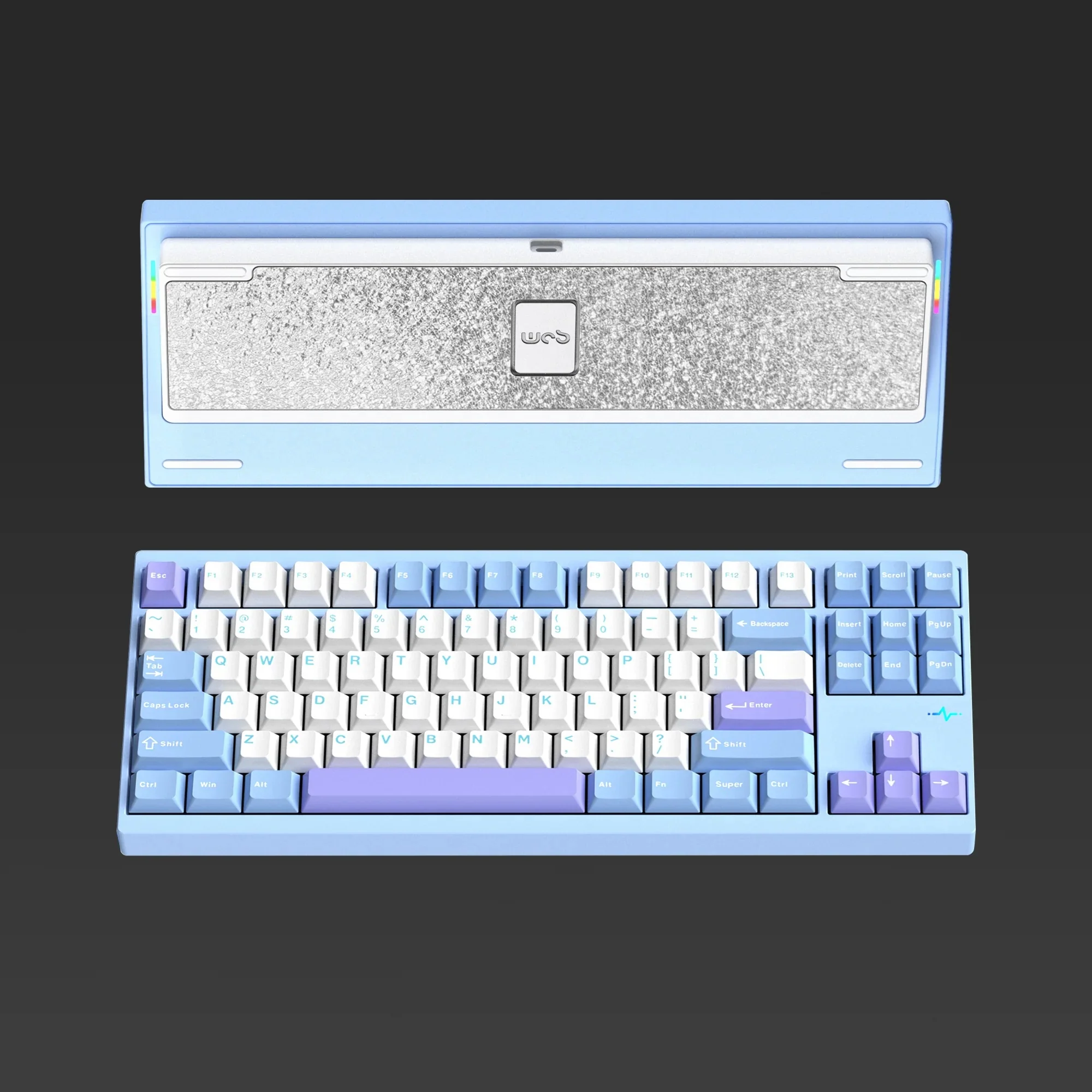 WOBKEY Crush 80 Reboot Pro Aluminum Hotswap Wireless RGB Keyboard - Image 13