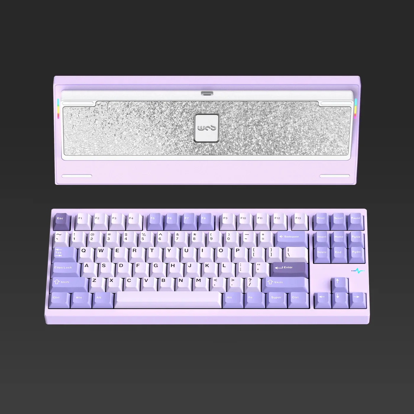 WOBKEY Crush 80 Reboot Pro Aluminum Hotswap Wireless RGB Keyboard - Image 17