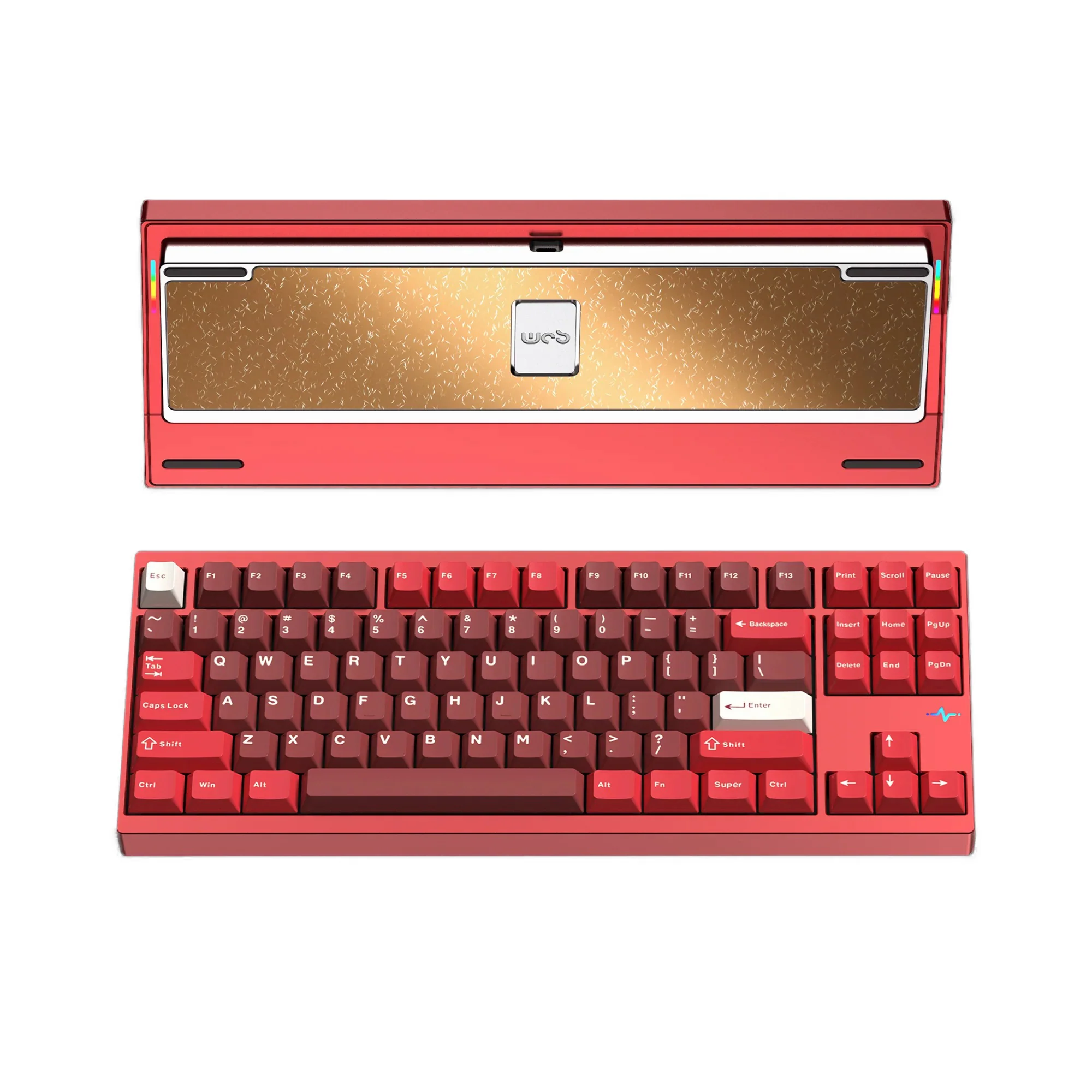 WOBKEY Crush 80 Reboot Pro Aluminum Hotswap Wireless RGB Keyboard - Image 29