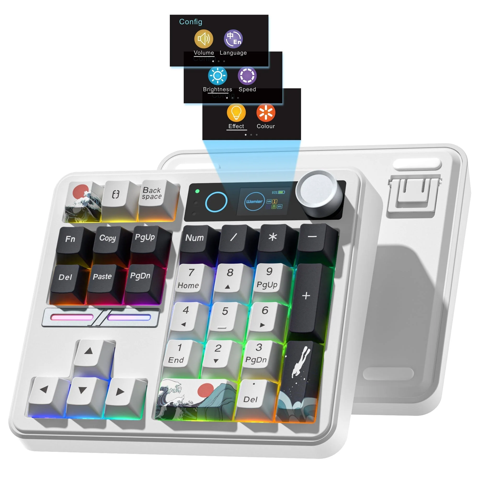 Womier SK30 Kanagawa Wireless Numpad Keyboard - Image 14
