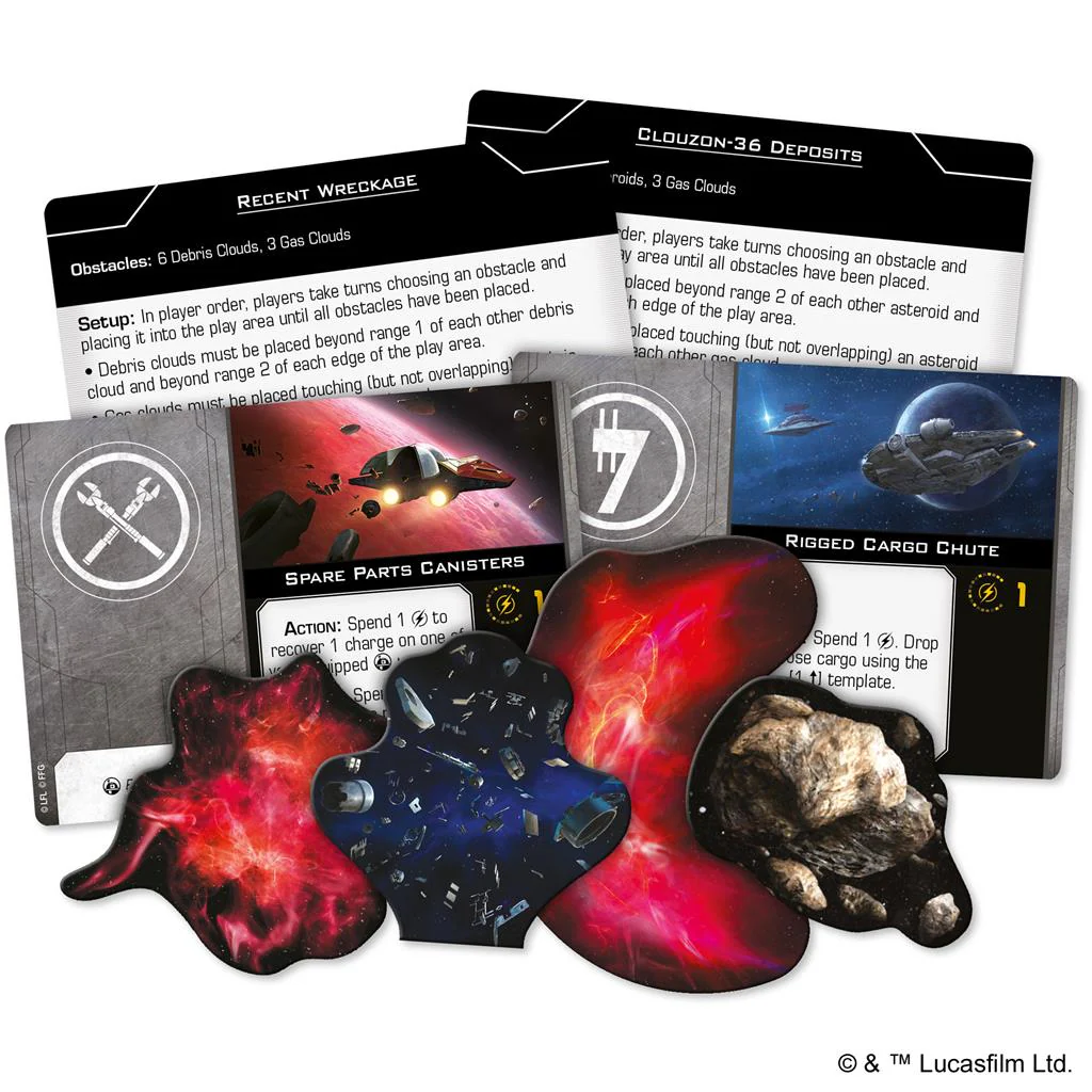 Star Wars X-Wing 2nd Ed : Never Tell Me the Odds Obstacles Pack - Image 3