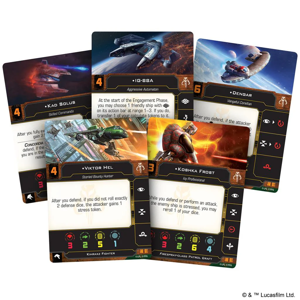 Star Wars X-Wing 2nd Ed Scum and Villainy Conversion Kit - Image 4