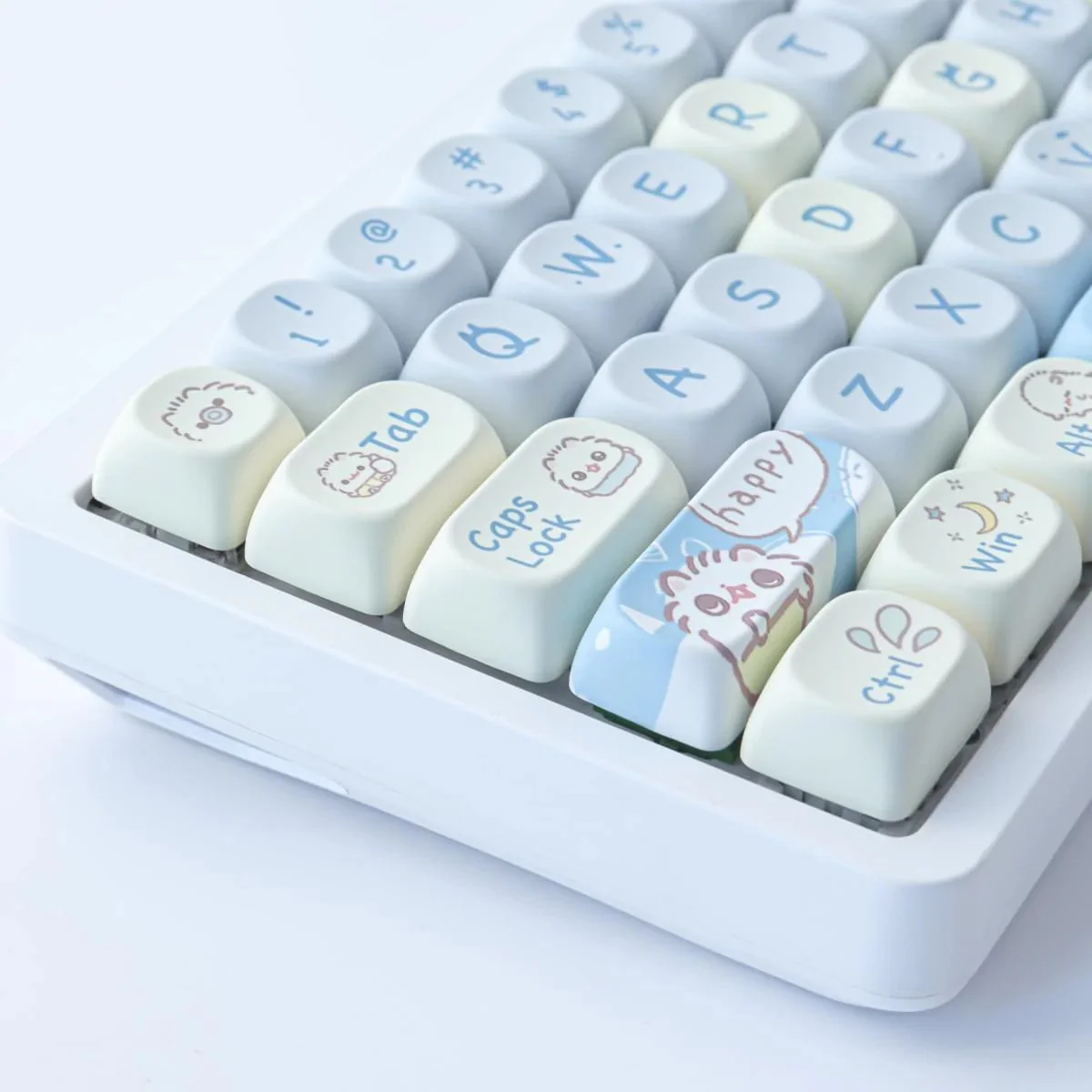 Yunzii Cutie Kitty 144 Key MOA Profile Dye Sub PBT Keycap Set - Image 10