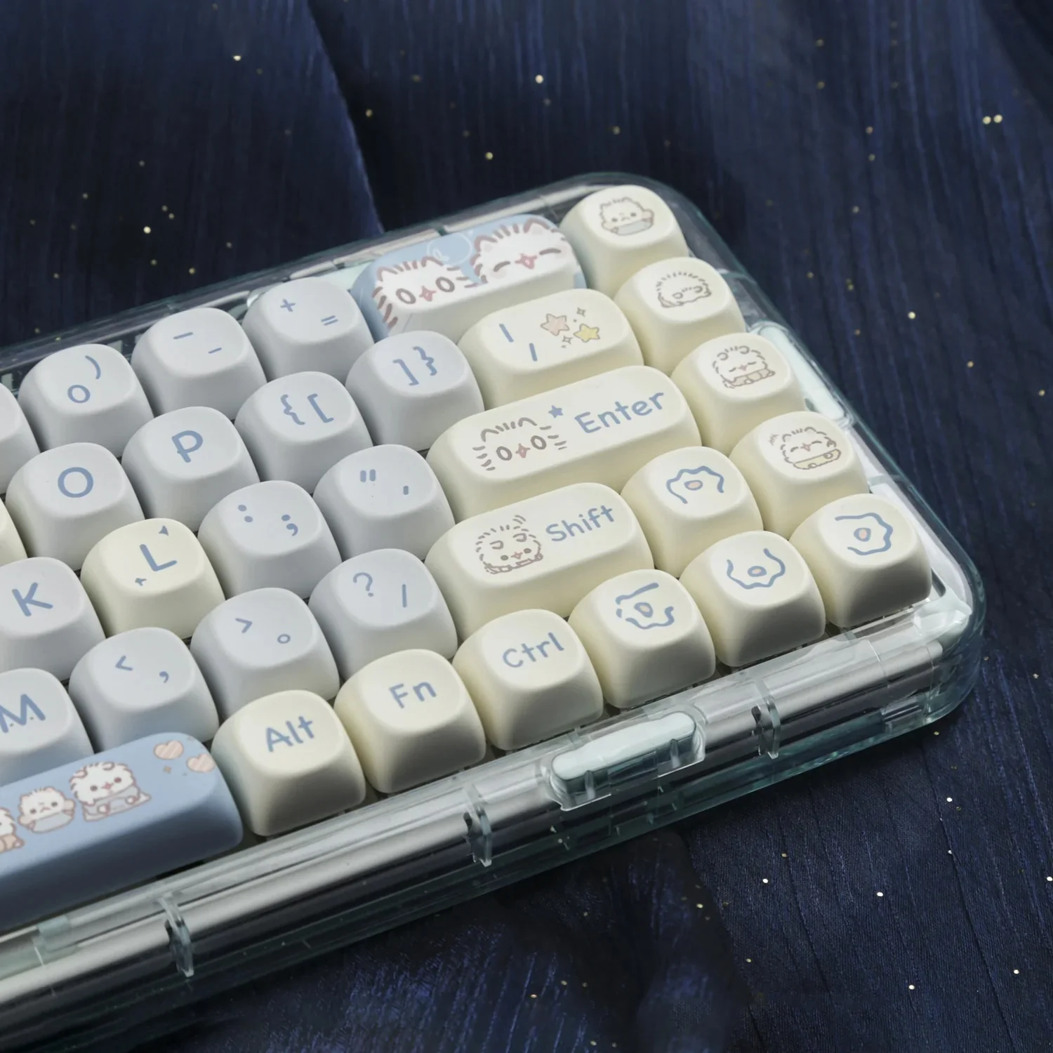 Yunzii Cutie Kitty 144 Key MOA Profile Dye Sub PBT Keycap Set - Image 14