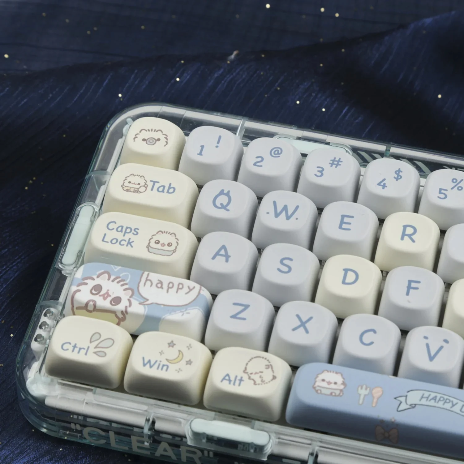 Yunzii Cutie Kitty 144 Key MOA Profile Dye Sub PBT Keycap Set - Image 15