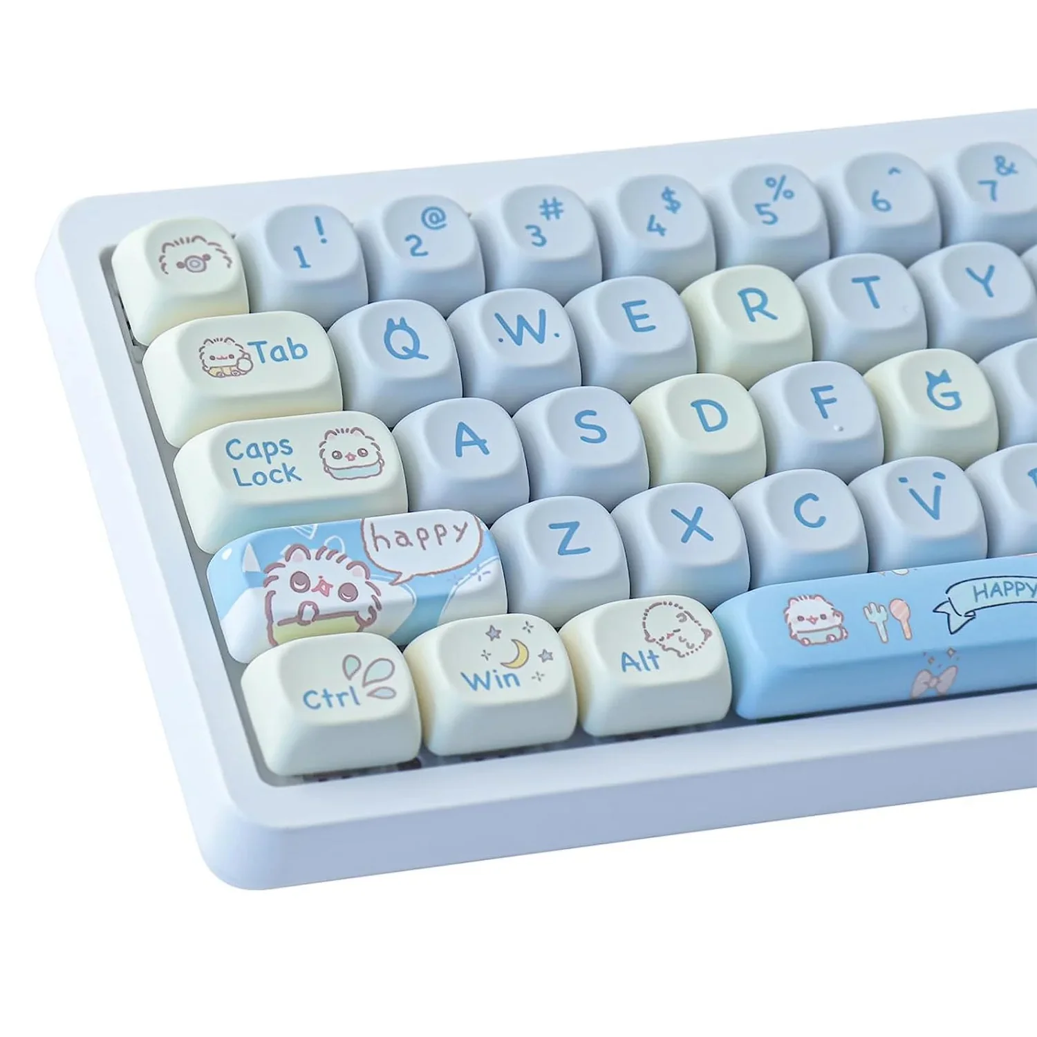 Yunzii Cutie Kitty 144 Key MOA Profile Dye Sub PBT Keycap Set - Image 2