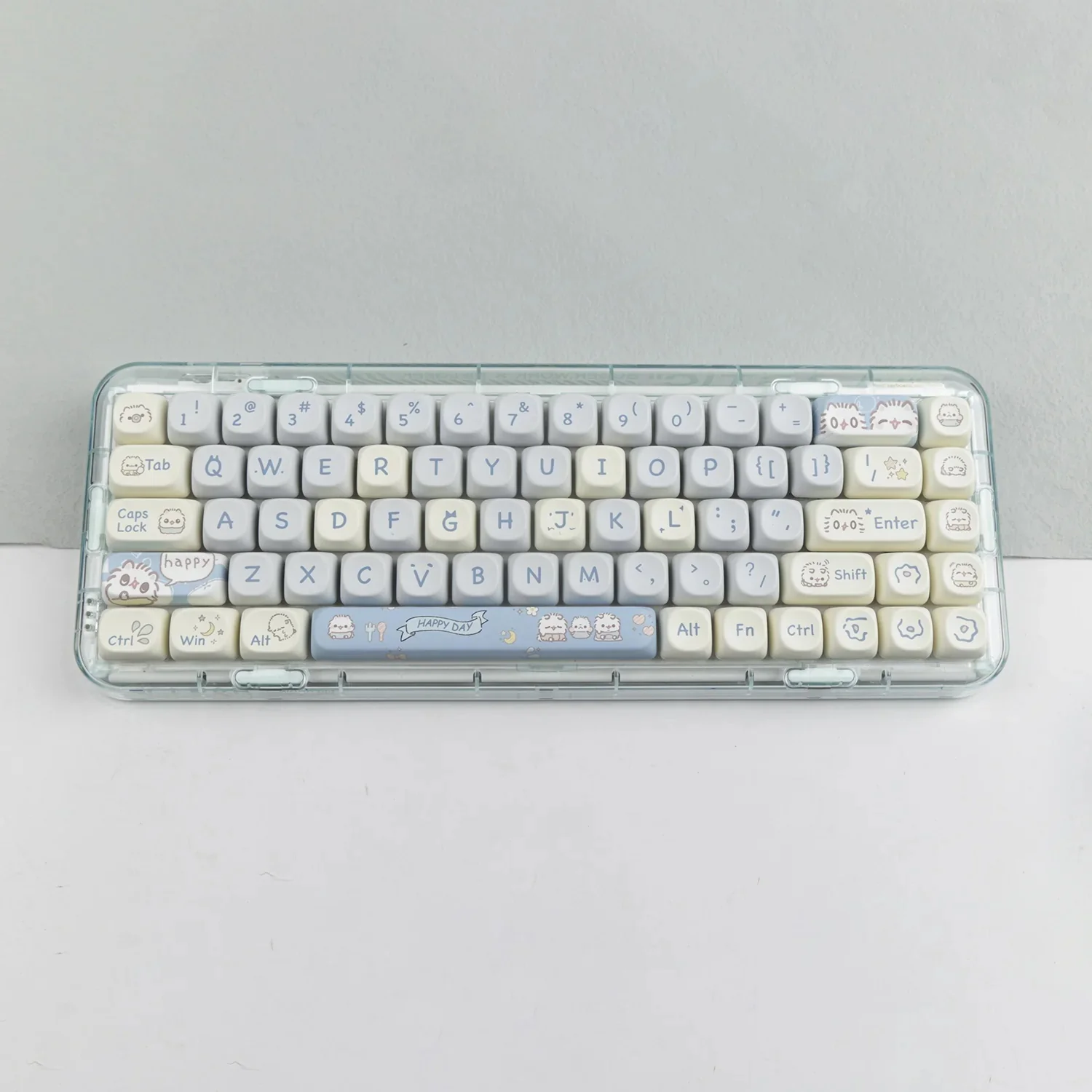 Yunzii Cutie Kitty 144 Key MOA Profile Dye Sub PBT Keycap Set - Image 3