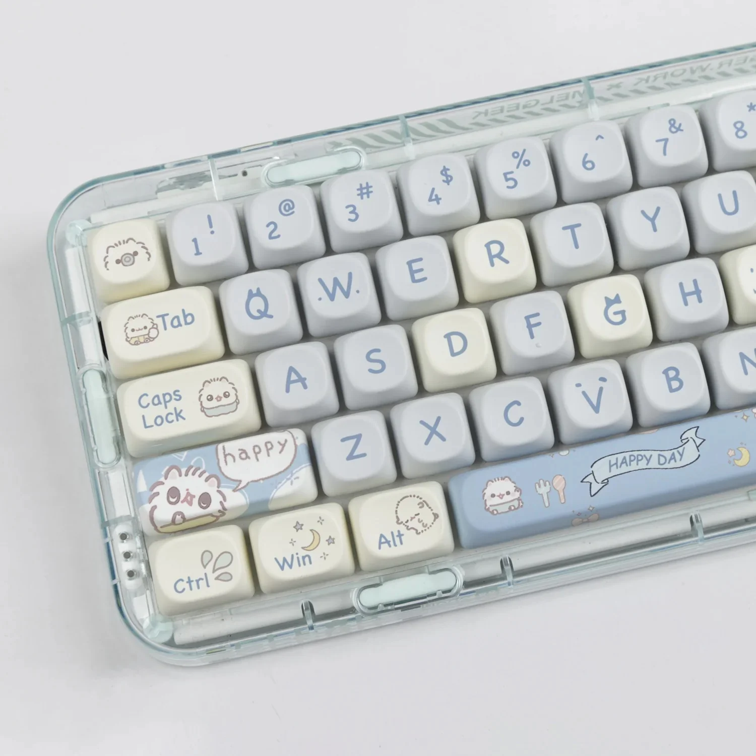 Yunzii Cutie Kitty 144 Key MOA Profile Dye Sub PBT Keycap Set - Image 5