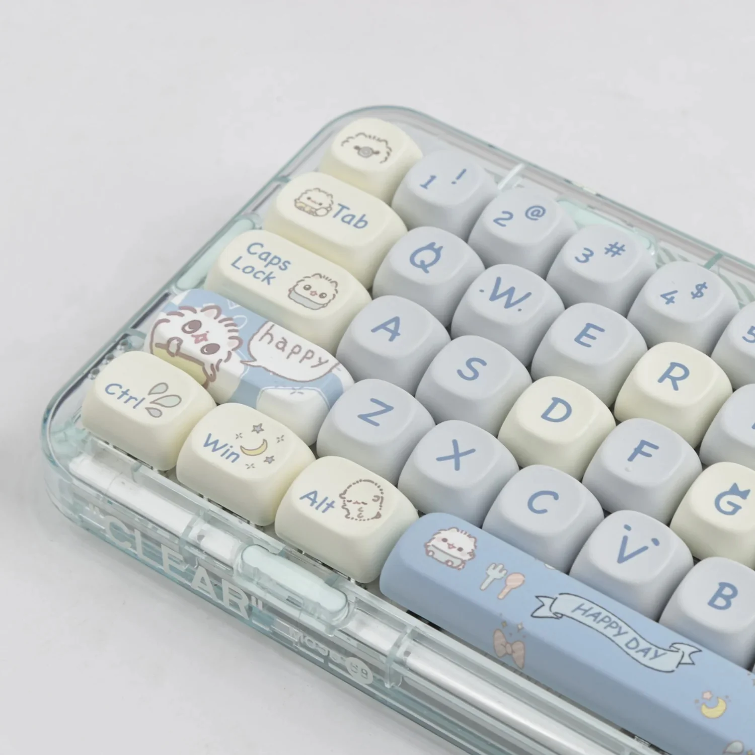 Yunzii Cutie Kitty 144 Key MOA Profile Dye Sub PBT Keycap Set - Image 7