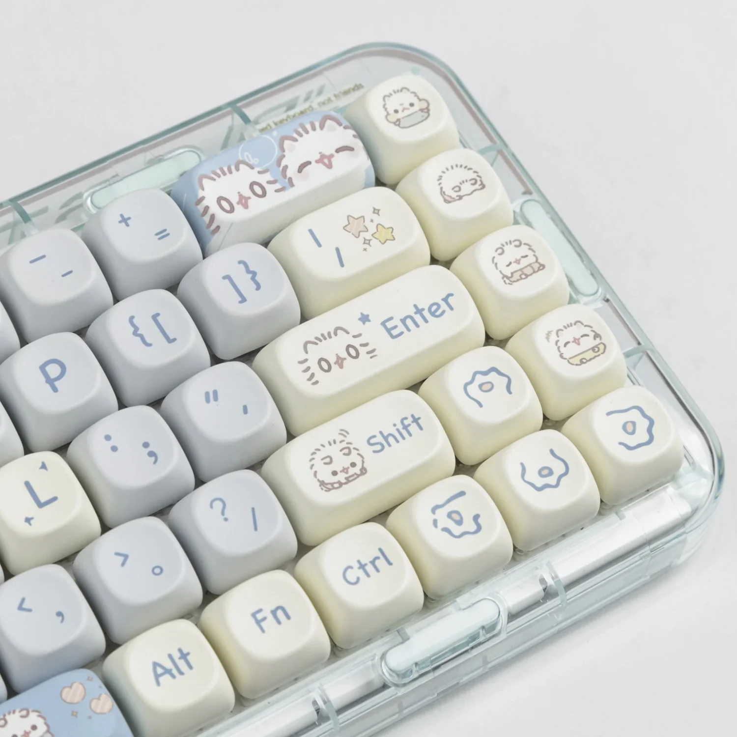 Yunzii Cutie Kitty 144 Key MOA Profile Dye Sub PBT Keycap Set - Image 9