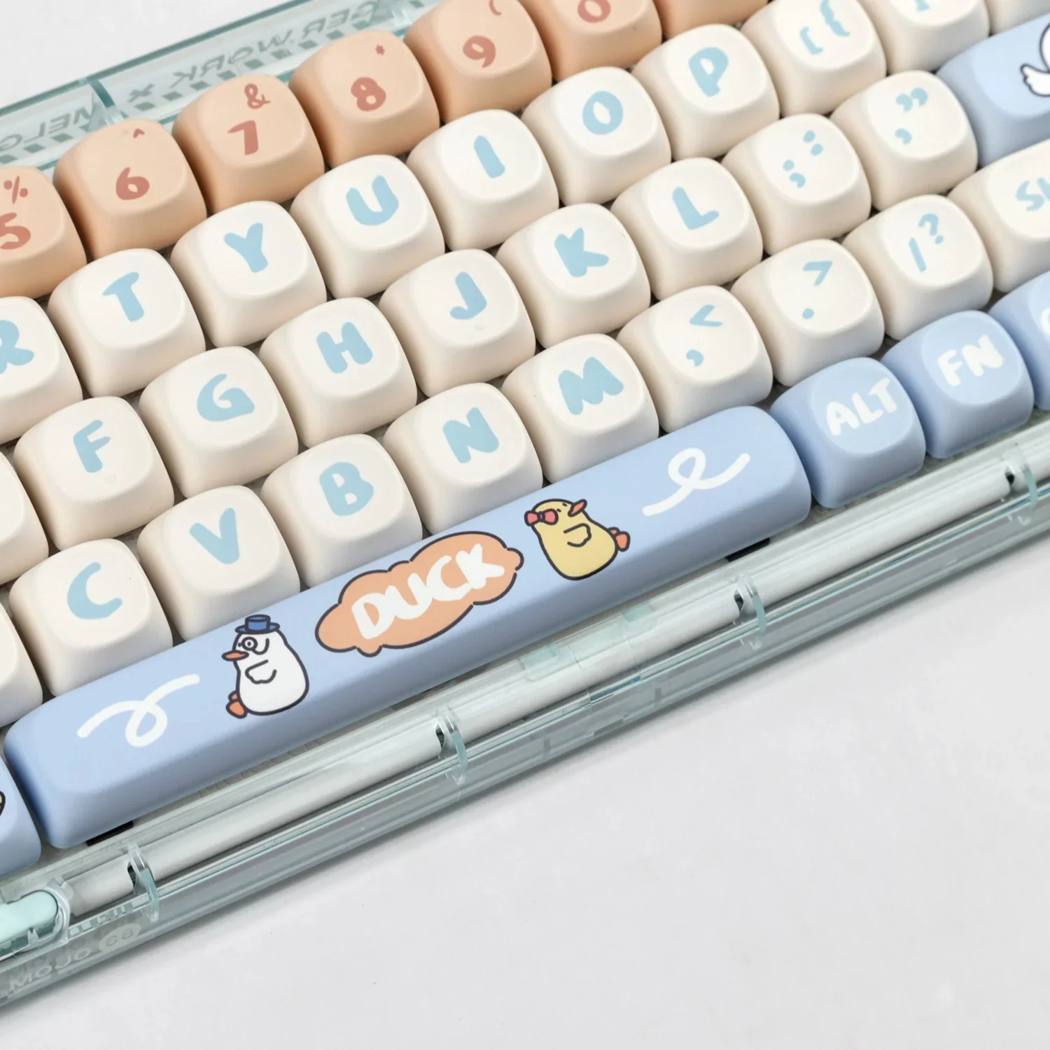 Yunzii Holiday Duck 138 Key MOA Profile Dye Sub PBT Keycap Set - Image 2