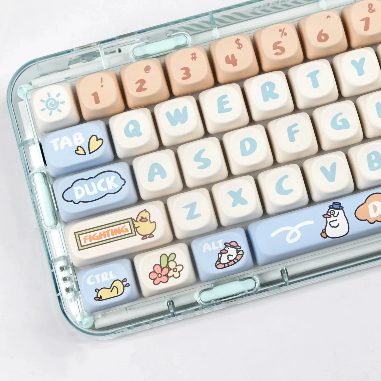 Yunzii Holiday Duck 138 Key MOA Profile Dye Sub PBT Keycap Set - Image 3